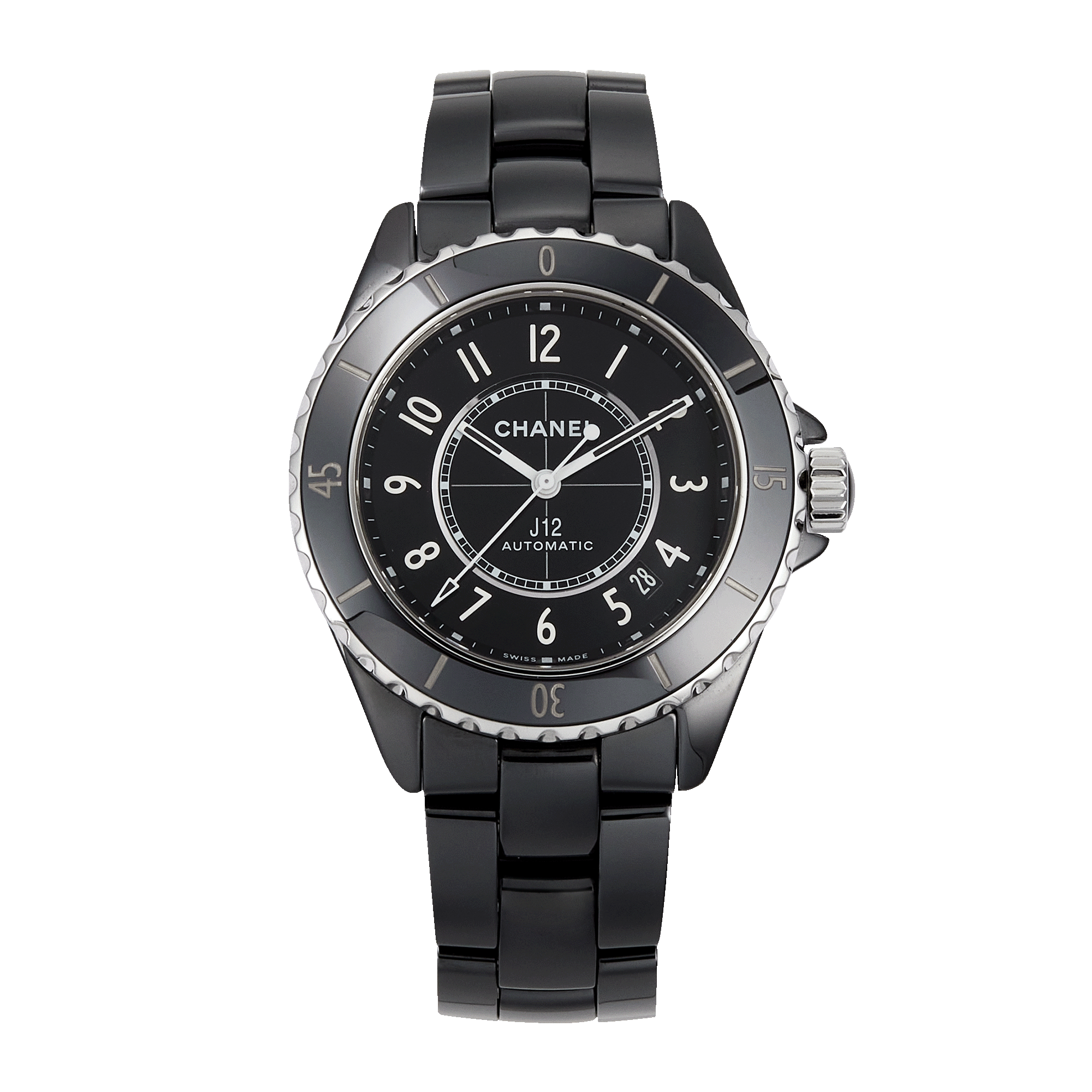 J12 Noire Ceramic Black Dial 38mm Product Image 1