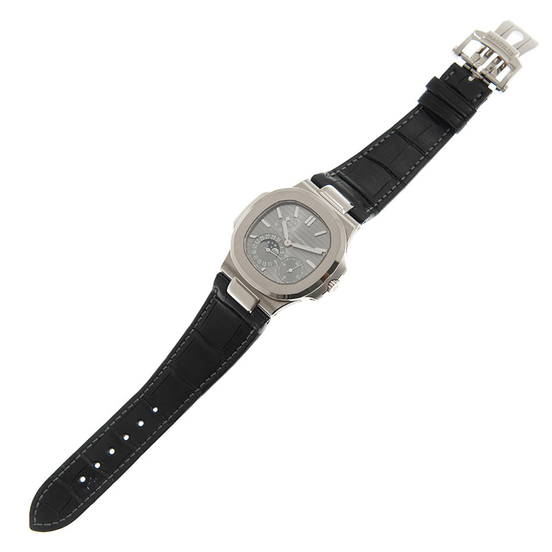 Nautilus Moonphase White Gold Grey Dial 40mm Product Image 4