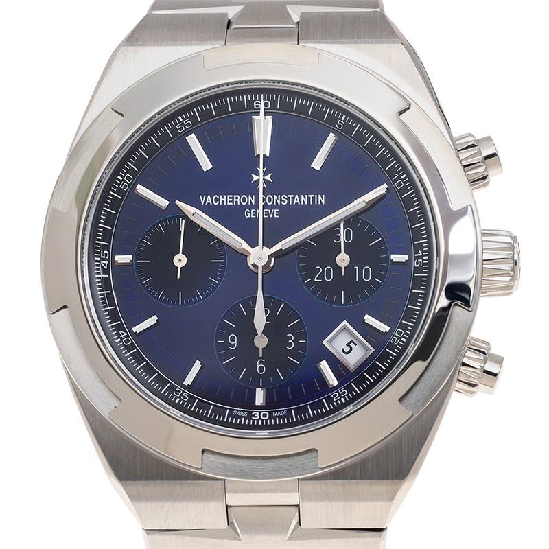 Overseas Chronograph Steel Blue Dial 43mm Product Image 3
