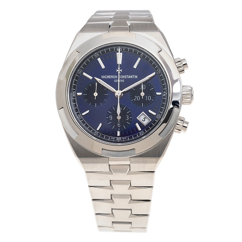 Overseas Chronograph Steel Blue Dial 43mm Product Image 1