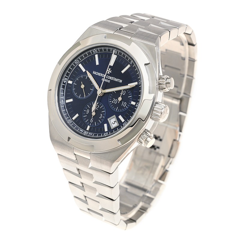 Overseas Chronograph Steel Blue Dial 43mm Product Image 2