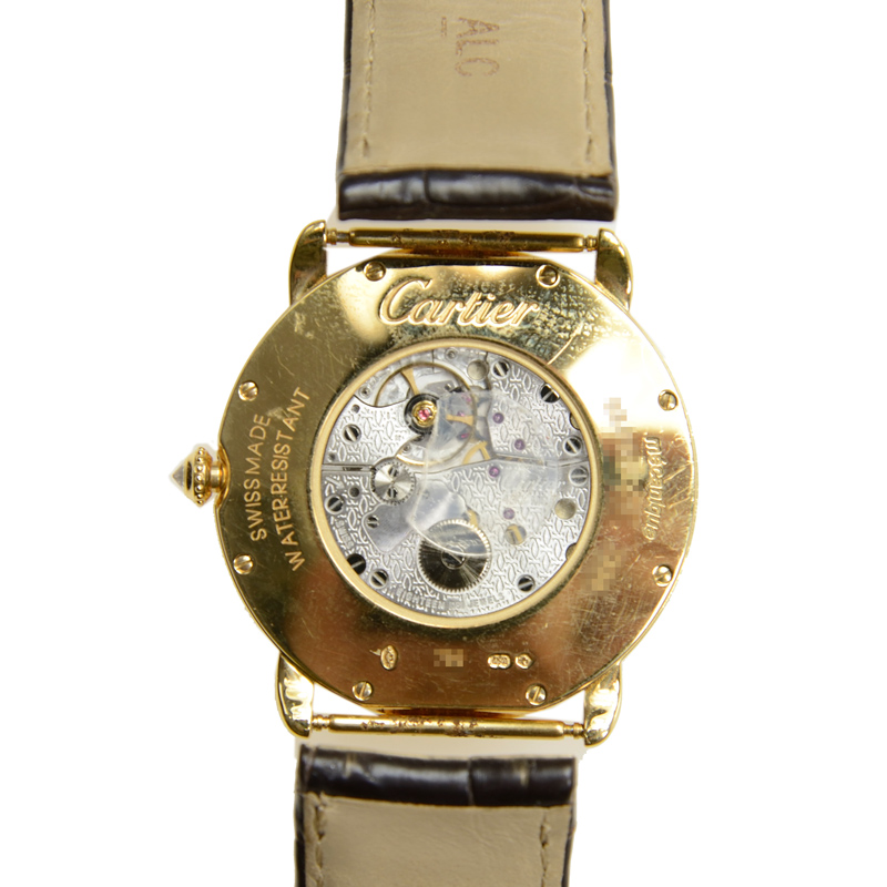 Ronde Louis Cartier Rose Gold Diamond White Dial 36mm Product Image 4