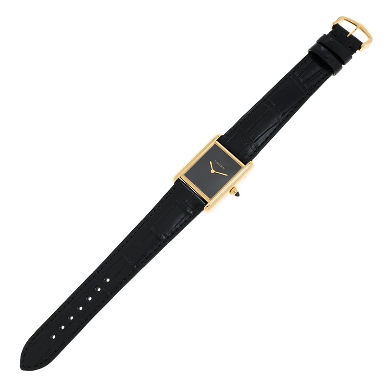 Tank Louis Yellow Gold Black Dial 25mm Product Image 4