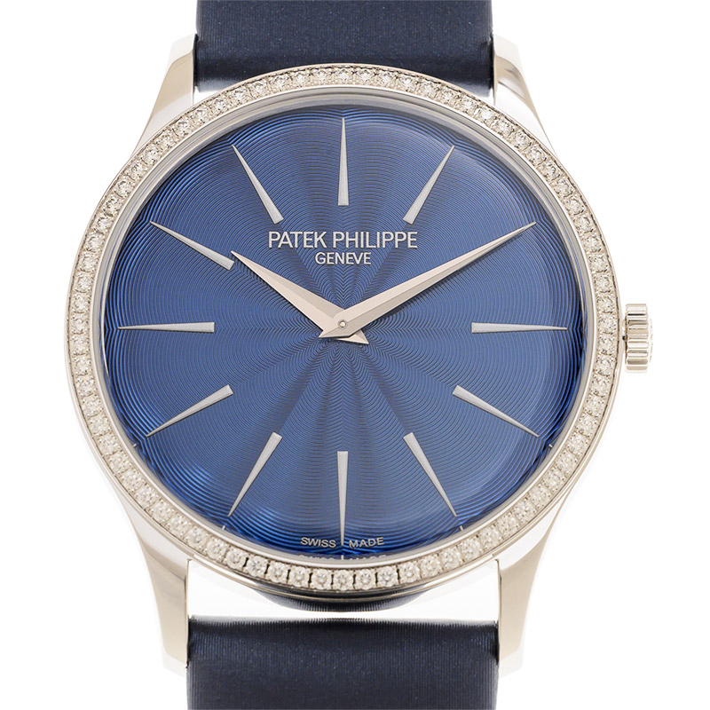 Calatrava White Gold Diamond Blue Dial 35mm Product Image 2