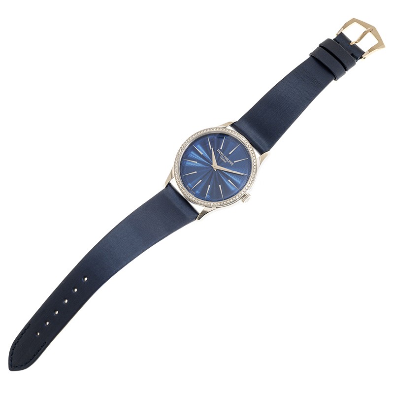 Calatrava White Gold Diamond Blue Dial 35mm Product Image 4