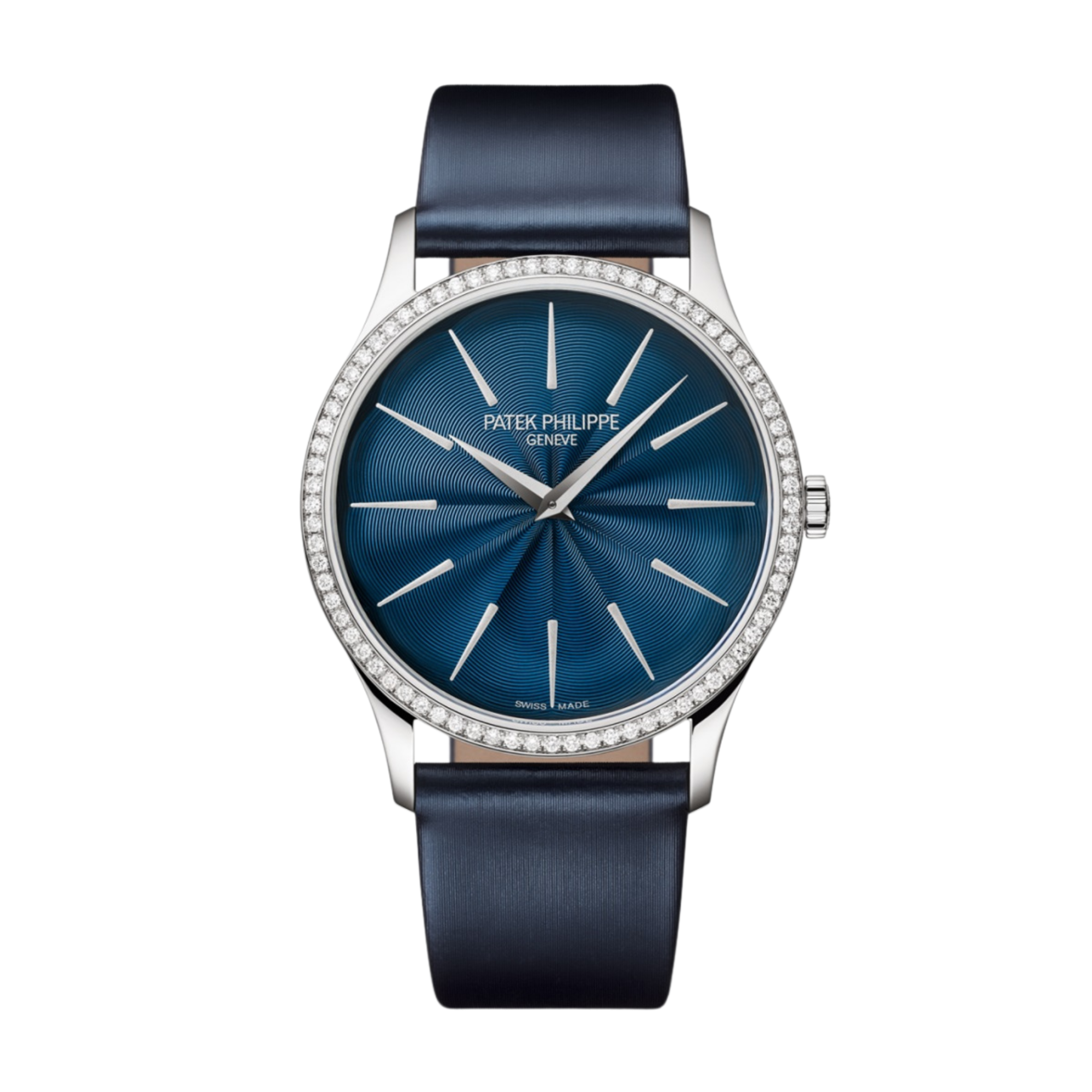 Calatrava White Gold Diamond Blue Dial 35mm Product Image 1