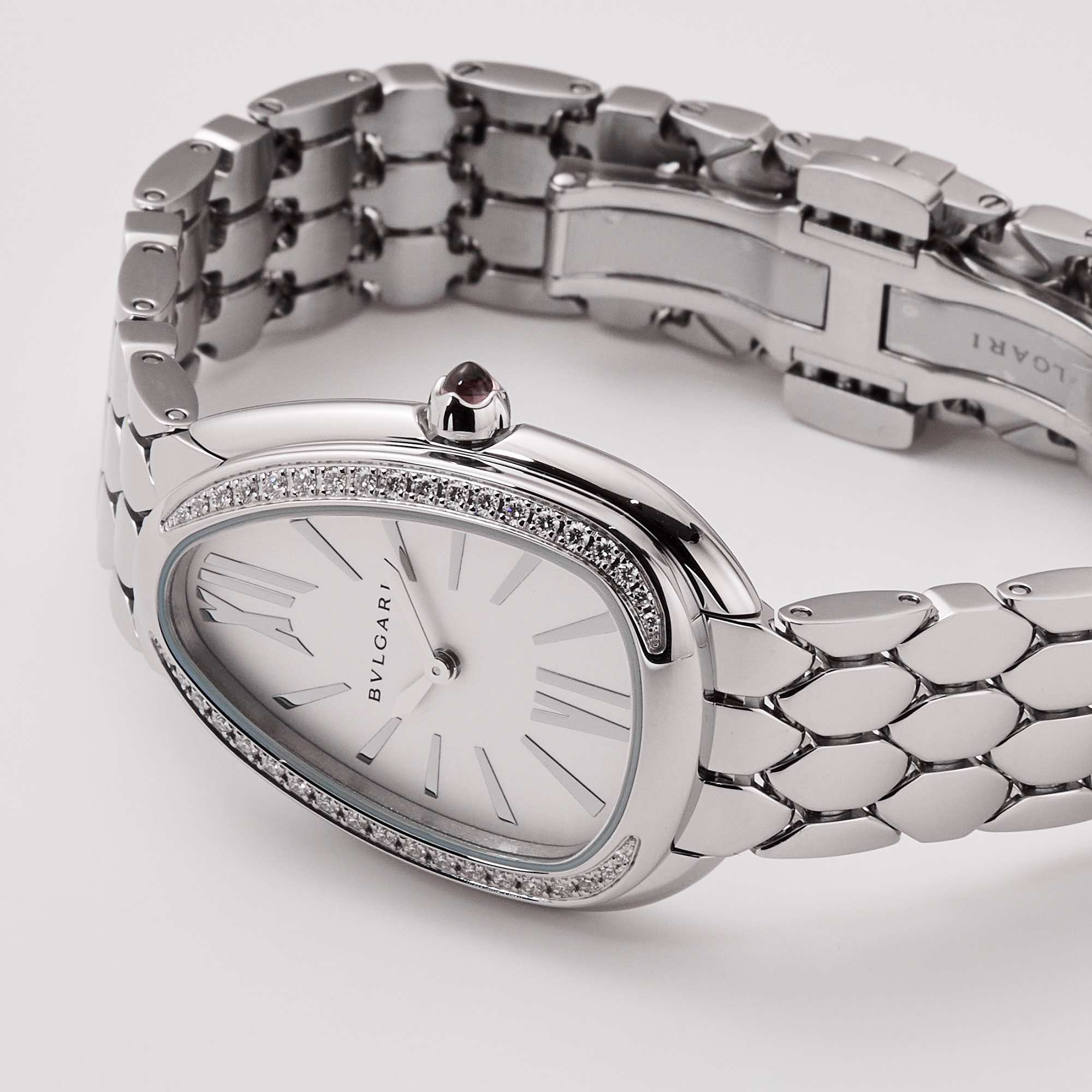 Serpenti Seduttori Steel Diamond White Dial 33mm Product Image 3