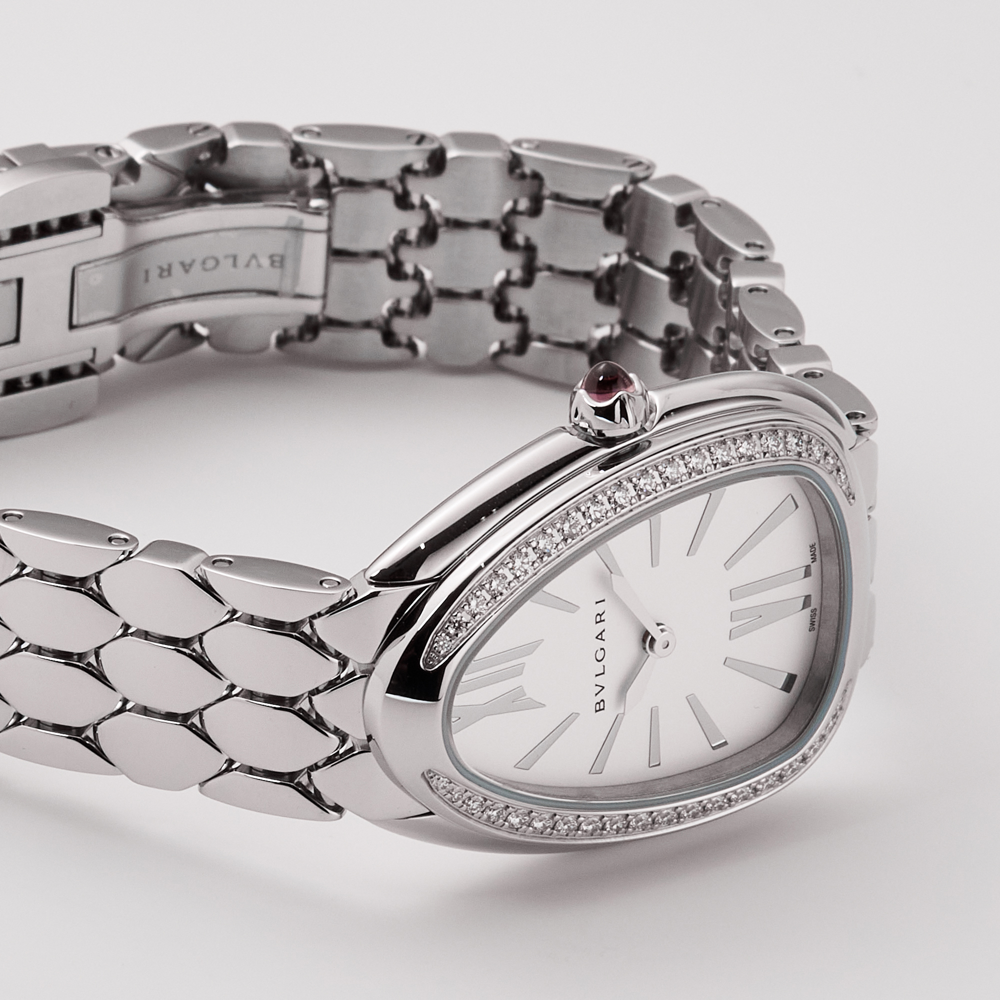 Serpenti Seduttori Steel Diamond White Dial 33mm Product Image 4