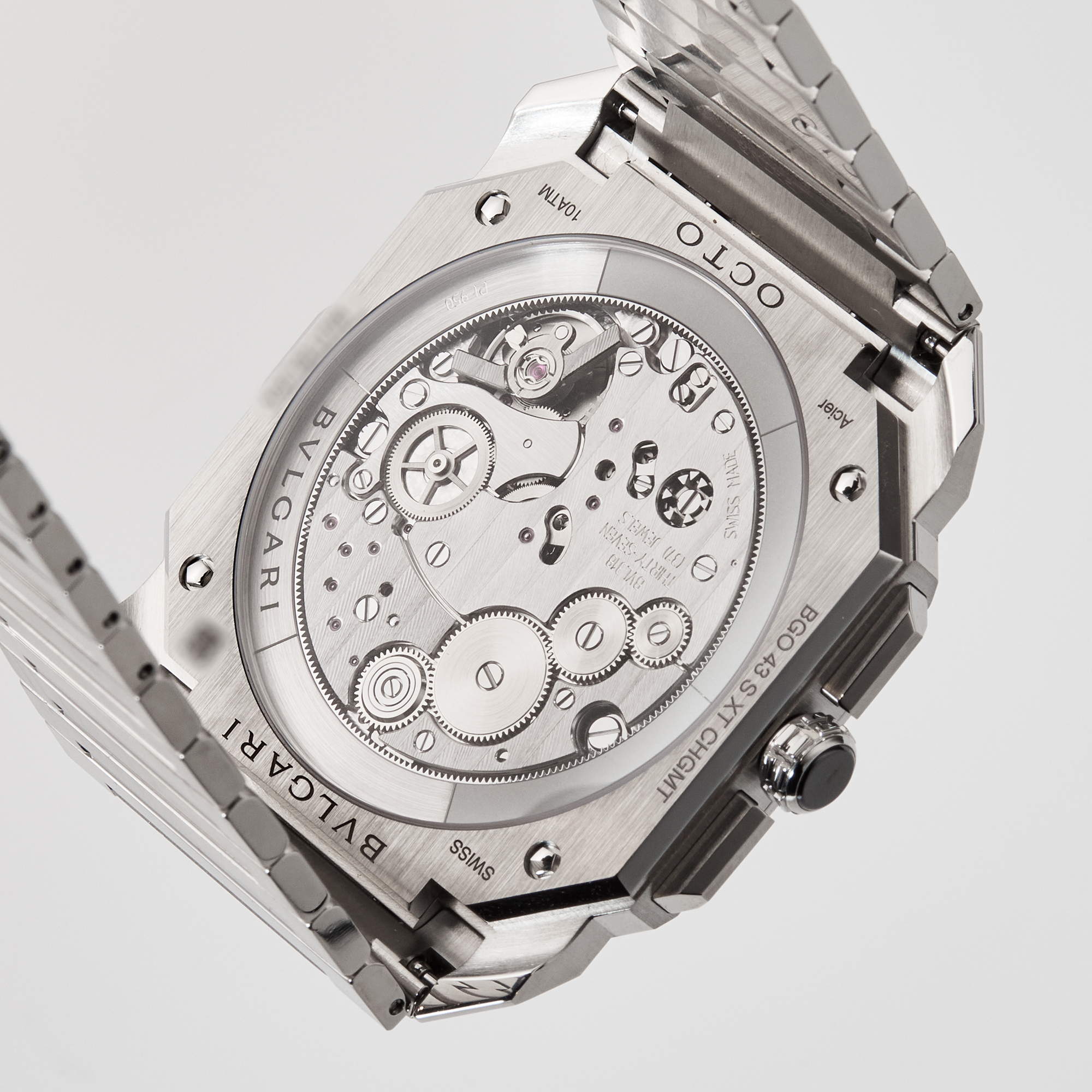 Octo Finissimo Chronograph GMT Steel Blue Dial 43mm Product Image 5