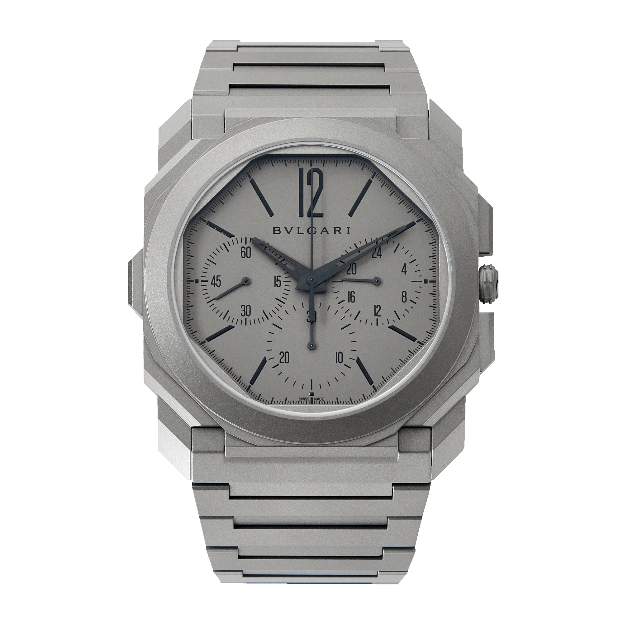 Octo Finissimo Chronograph GMT Titanium Grey Dial 42mm Product Image