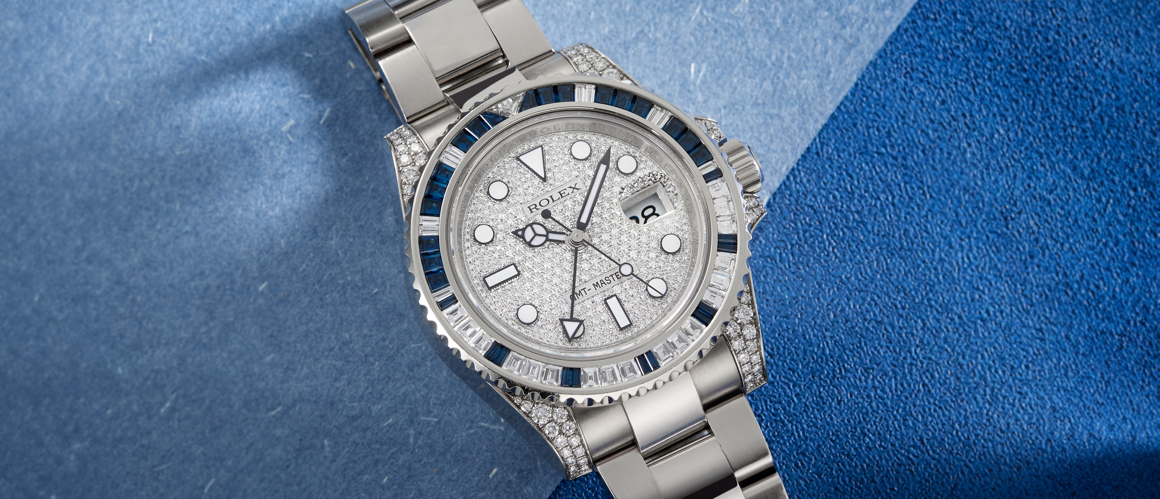 Gem-set-Rolex-GMT-Master-II- Gem-set-Rolex-GMT-Master-II-