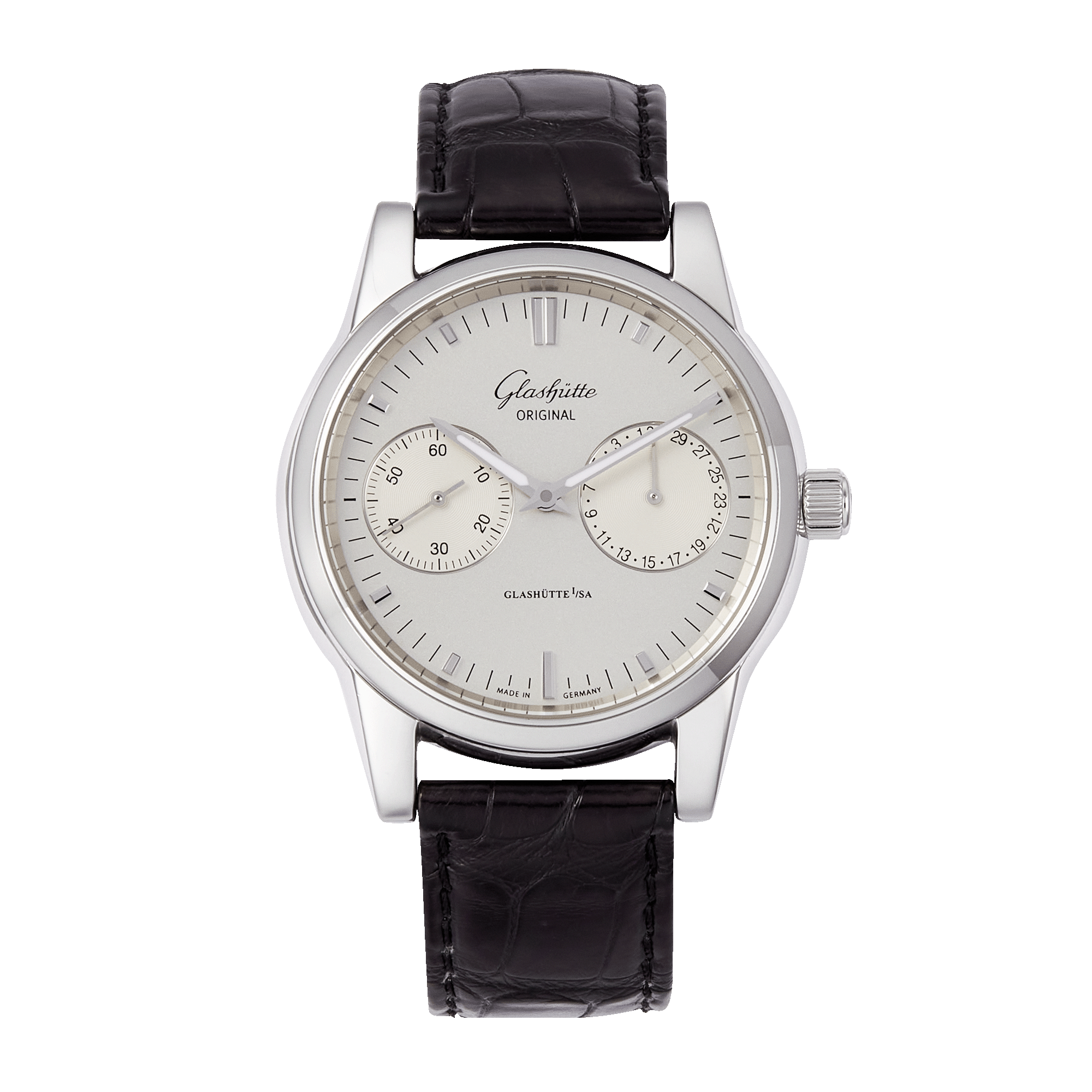 Senator Date Steel Silver Dial 40mm Product Image 1