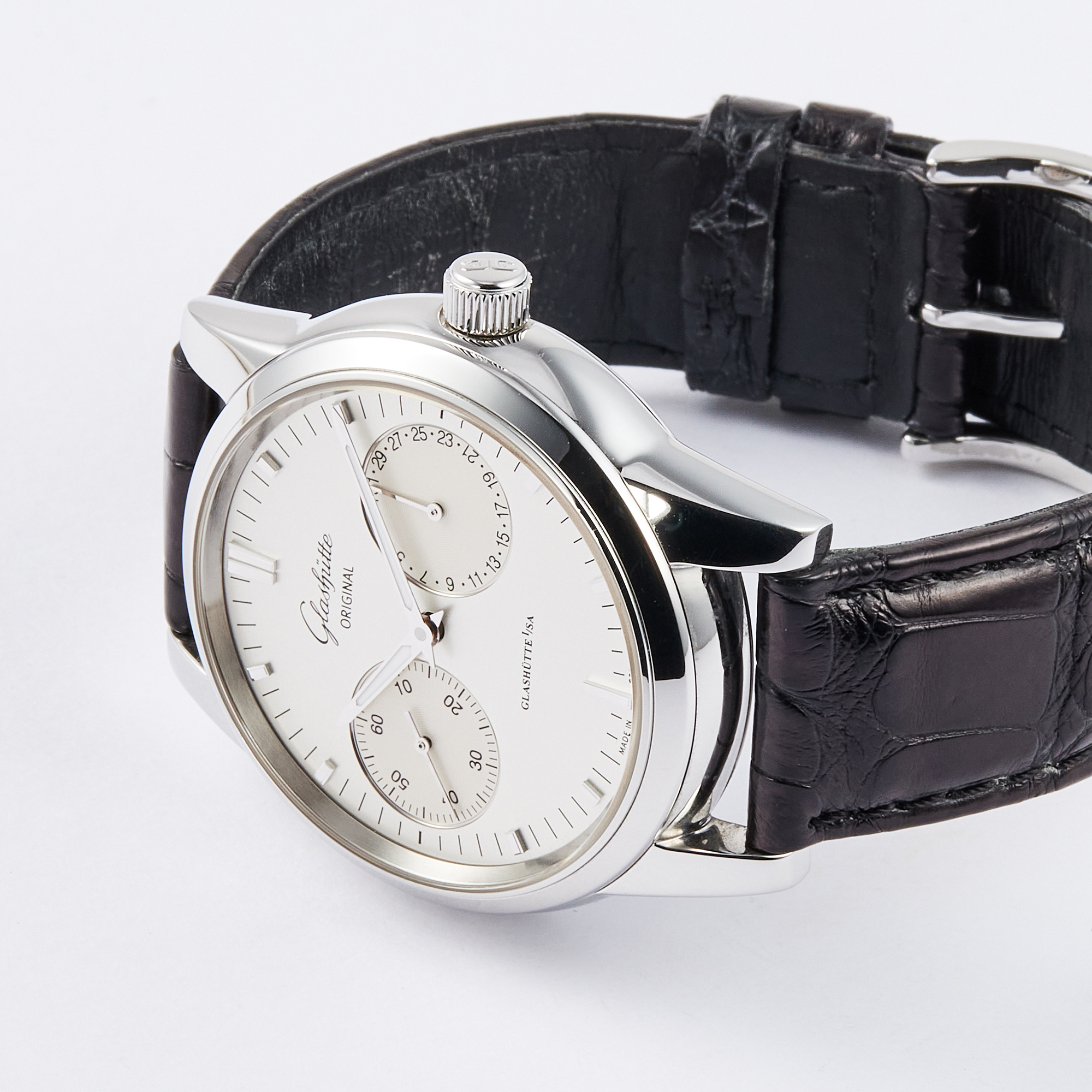 Senator Date Steel Silver Dial 40mm Product Image 3