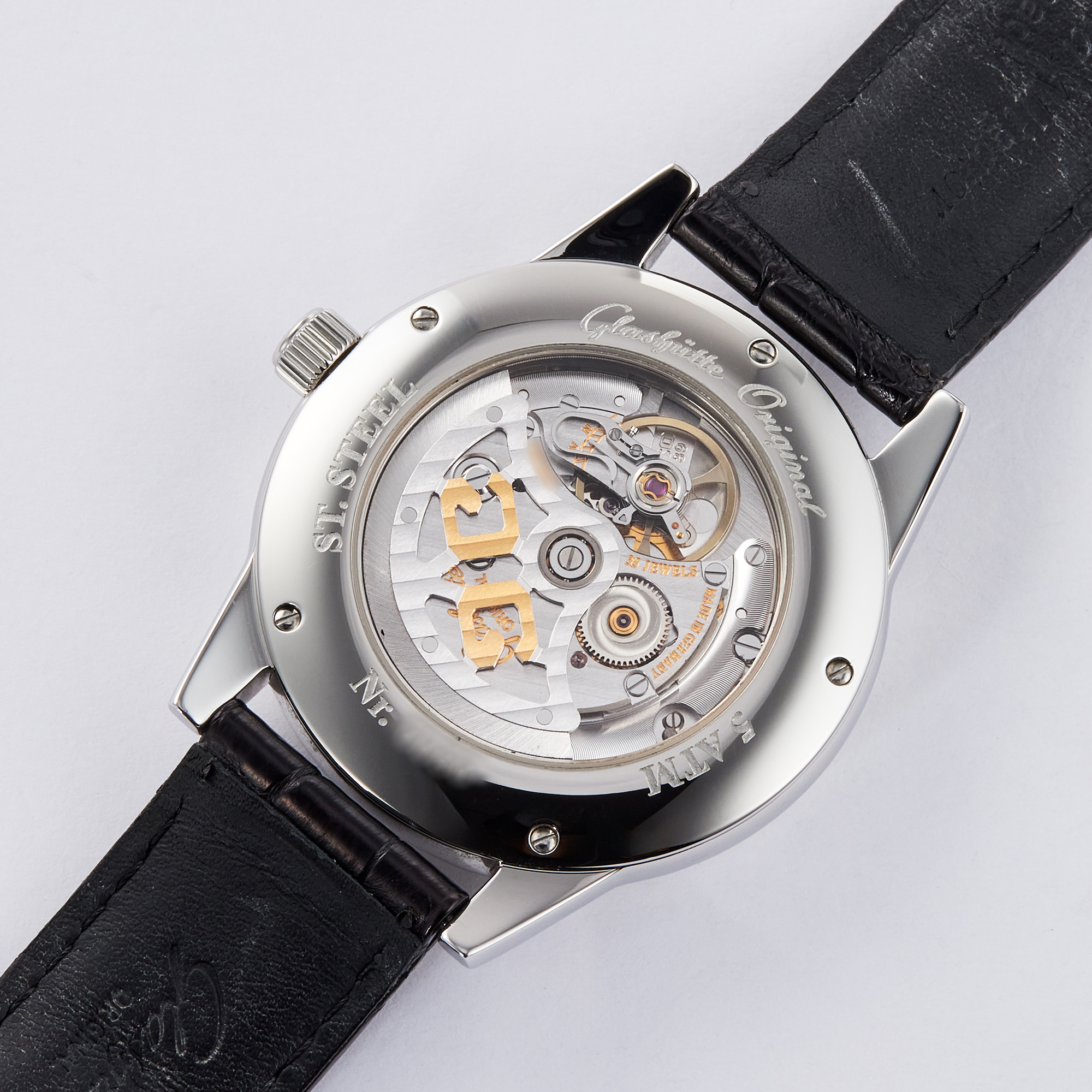 Senator Date Steel Silver Dial 40mm Product Image 5