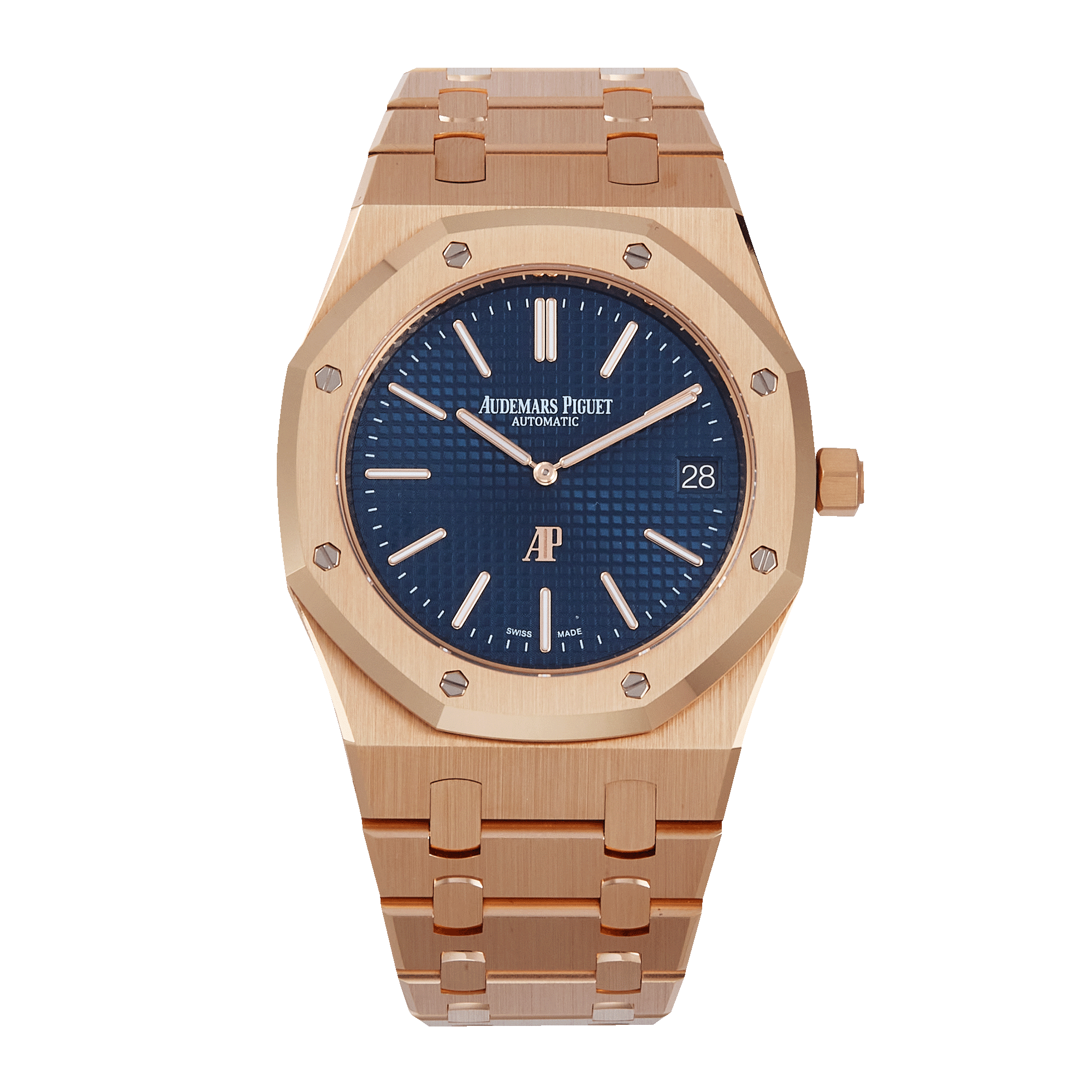 Royal Oak "Jumbo" Extra-Thin Rose Gold Blue Dial 39mm Product Image