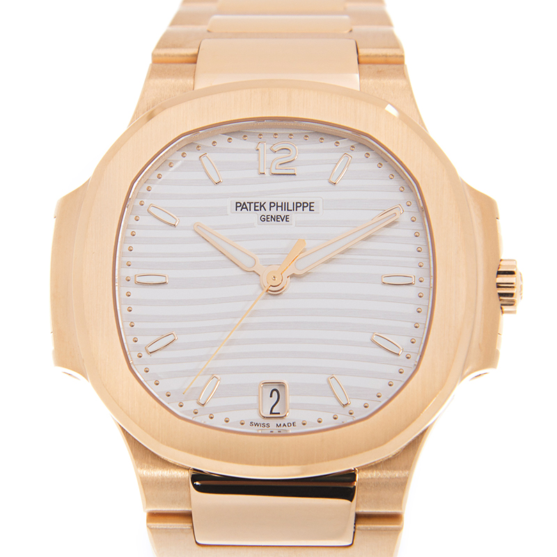 Nautilus Ladies Rose Gold Silver Dial 35mm Product Image 3