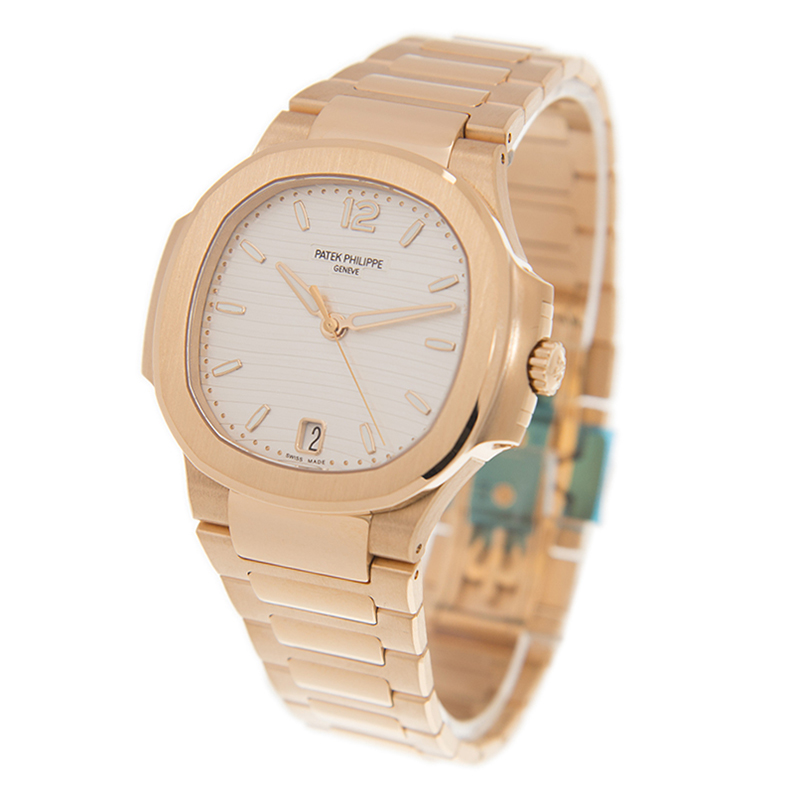 Nautilus Ladies Rose Gold Silver Dial 35mm Product Image 2