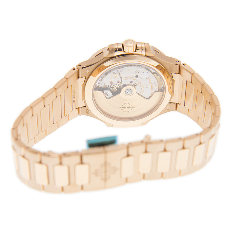 Nautilus Ladies Rose Gold Silver Dial 35mm Product Image 4