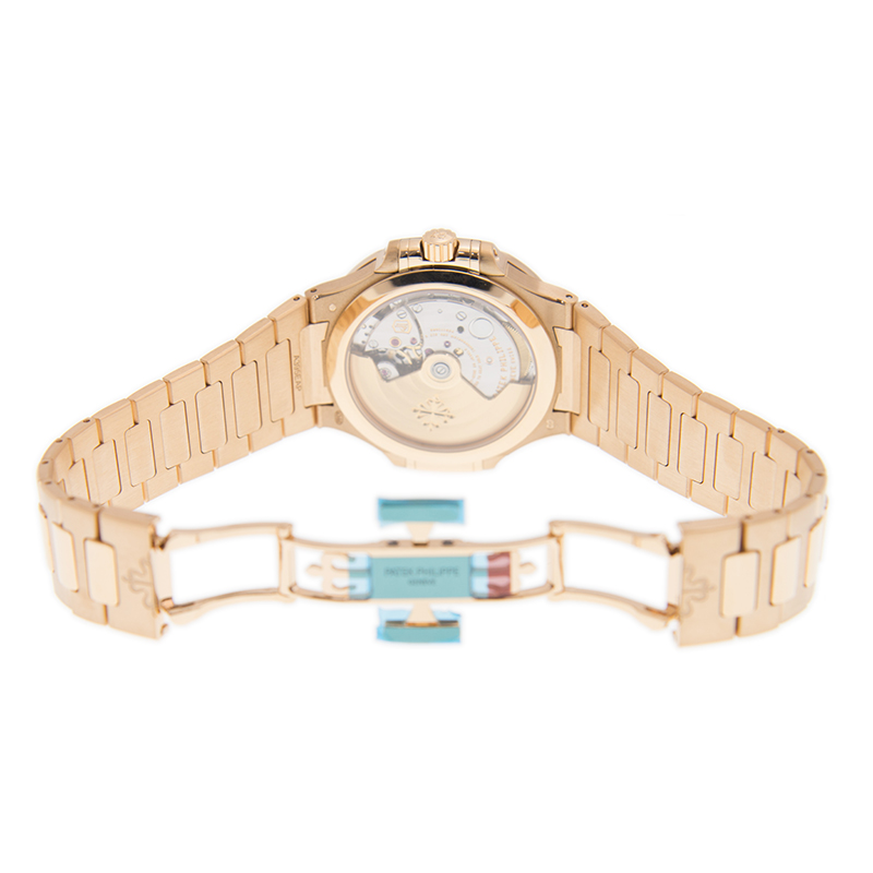 Nautilus Ladies Rose Gold Silver Dial 35mm Product Image 5