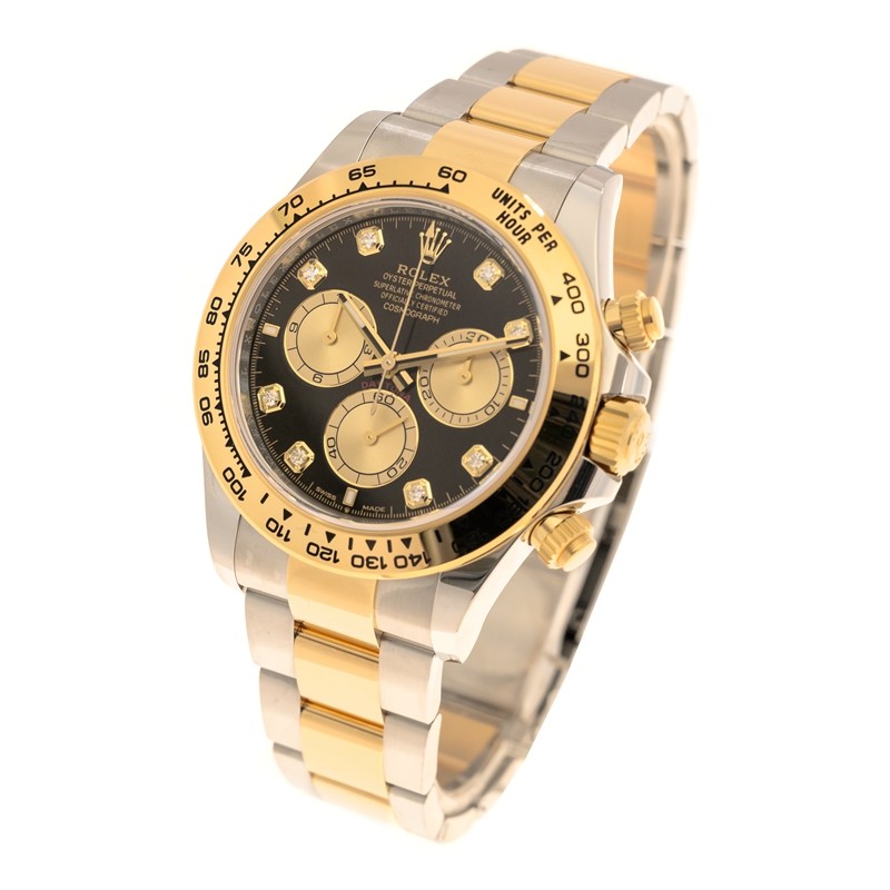Daytona Yellow Gold & Steel Black Dial 40mm Product Image 2