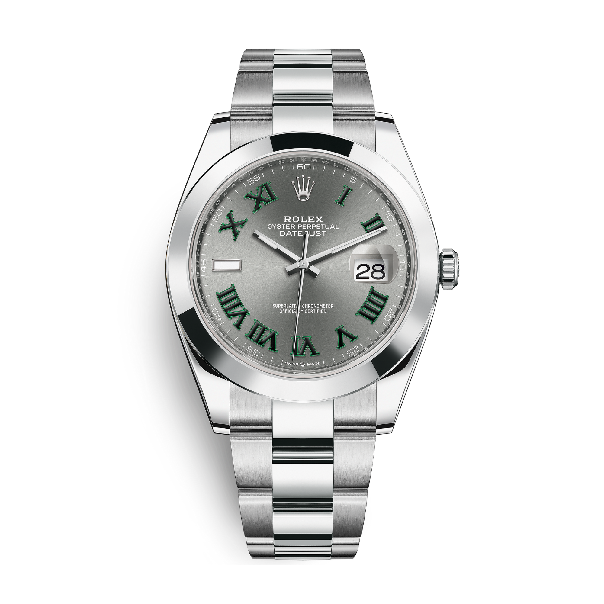 Datejust "Wimbledon" Steel Grey Dial 41mm Product Image