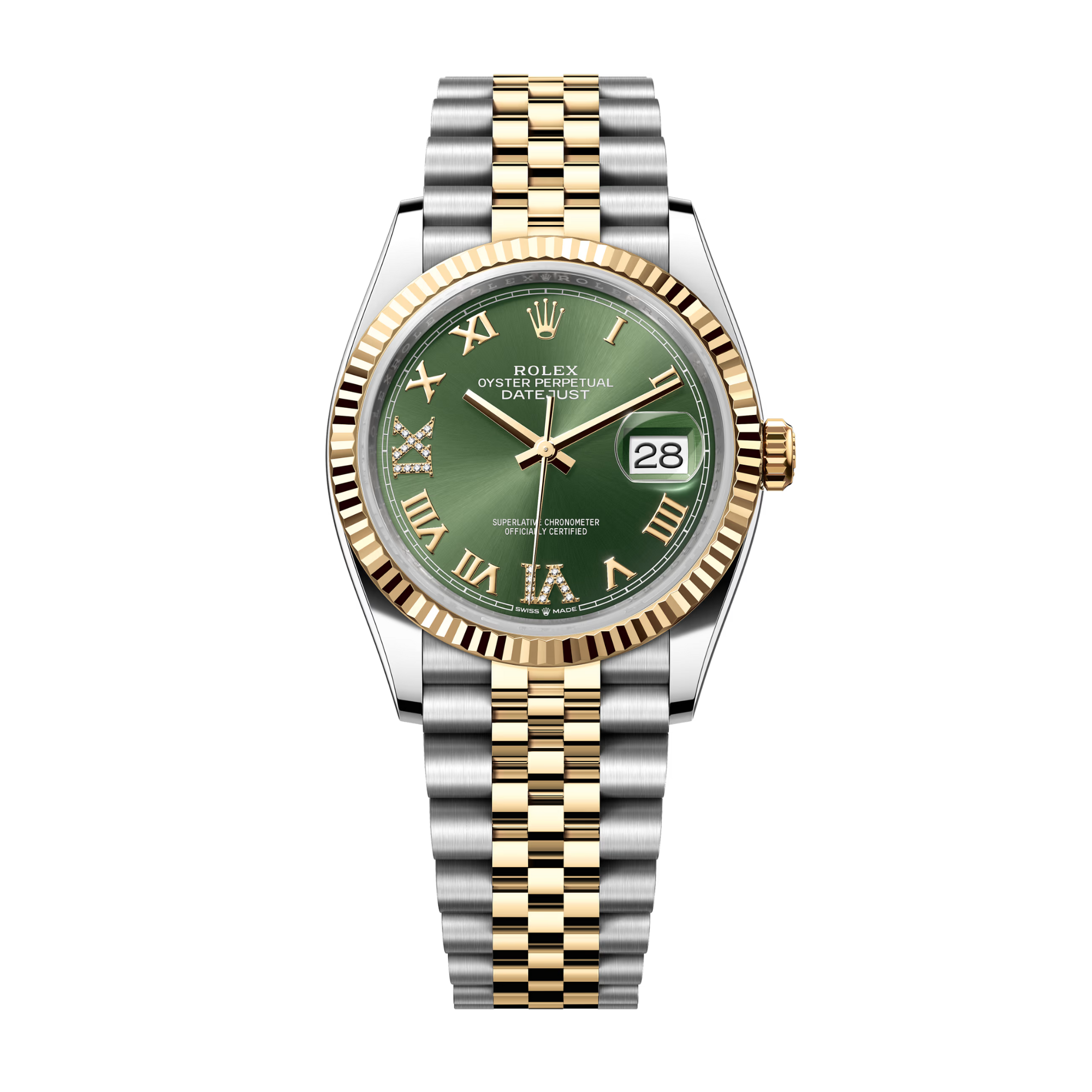 Rolex Datejust Yellow Gold & Steel Jubilee Champagne Dial