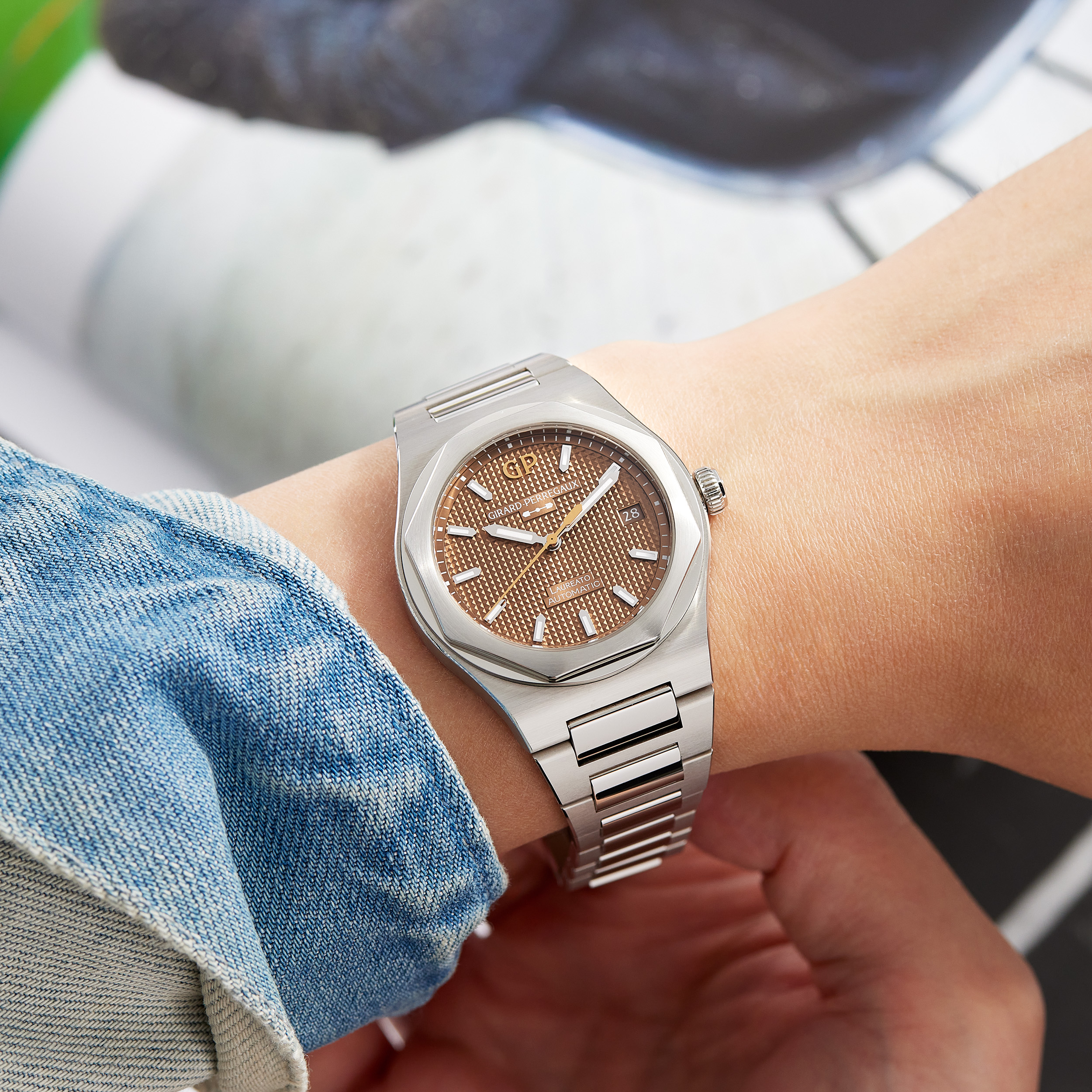 Laureato Steel Copper Dial 38mm Product Image