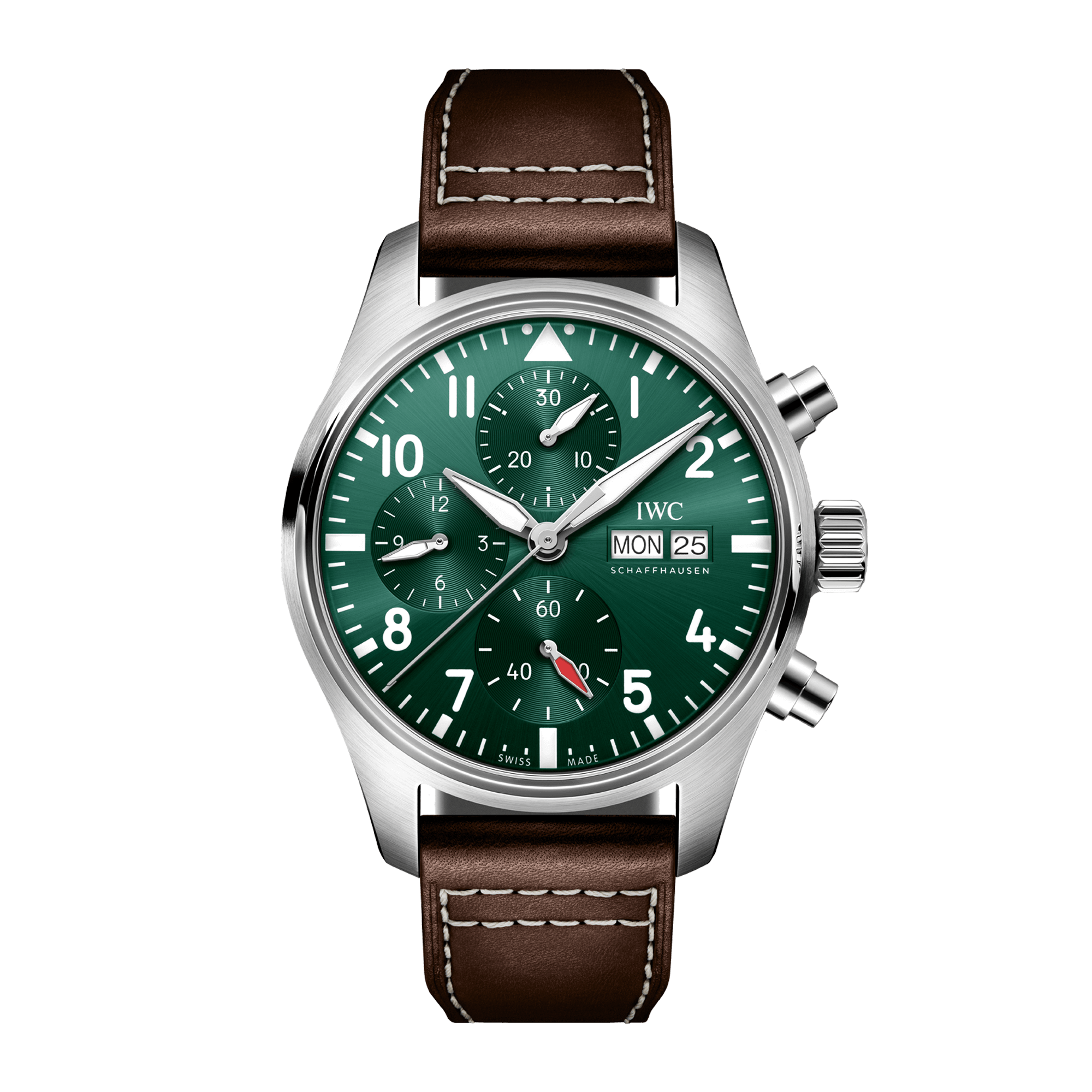 Pilot's Watch Chronograph Steel Green Dial 41mm Product Image