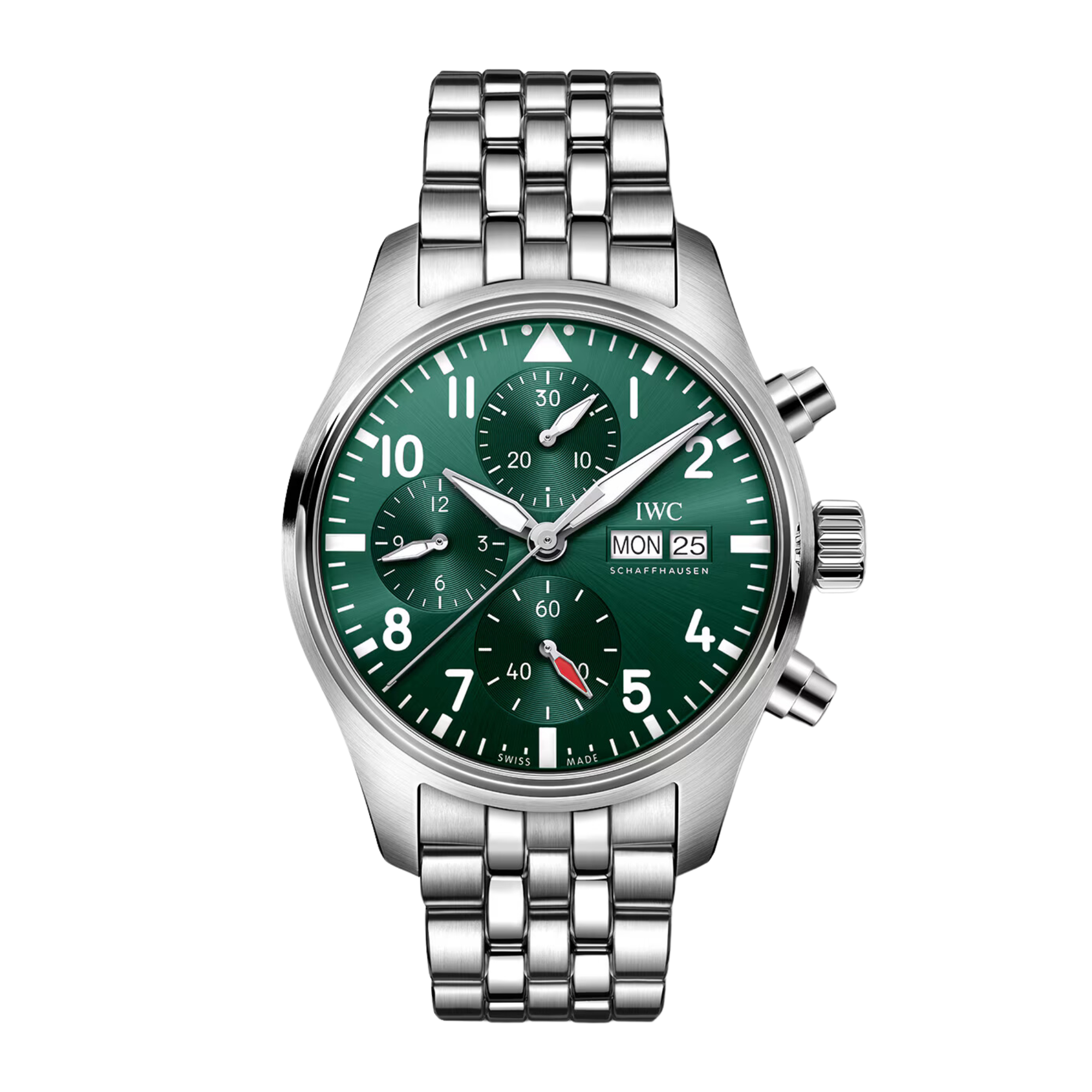 Pilot's Watch Chronograph Steel Green Dial 41mm Product Image