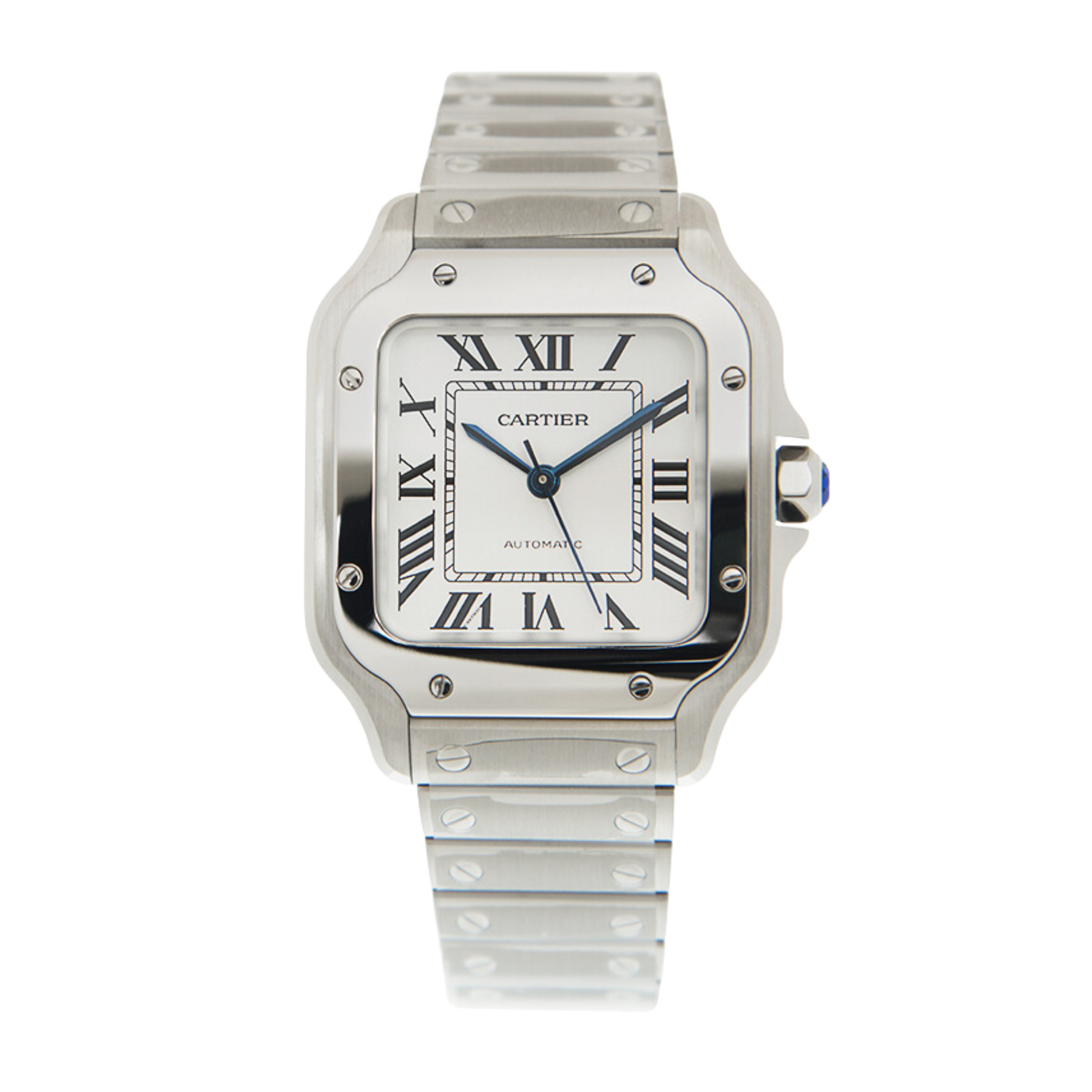 Santos de Cartier Steel Silver Dial 35mm Product Image 1