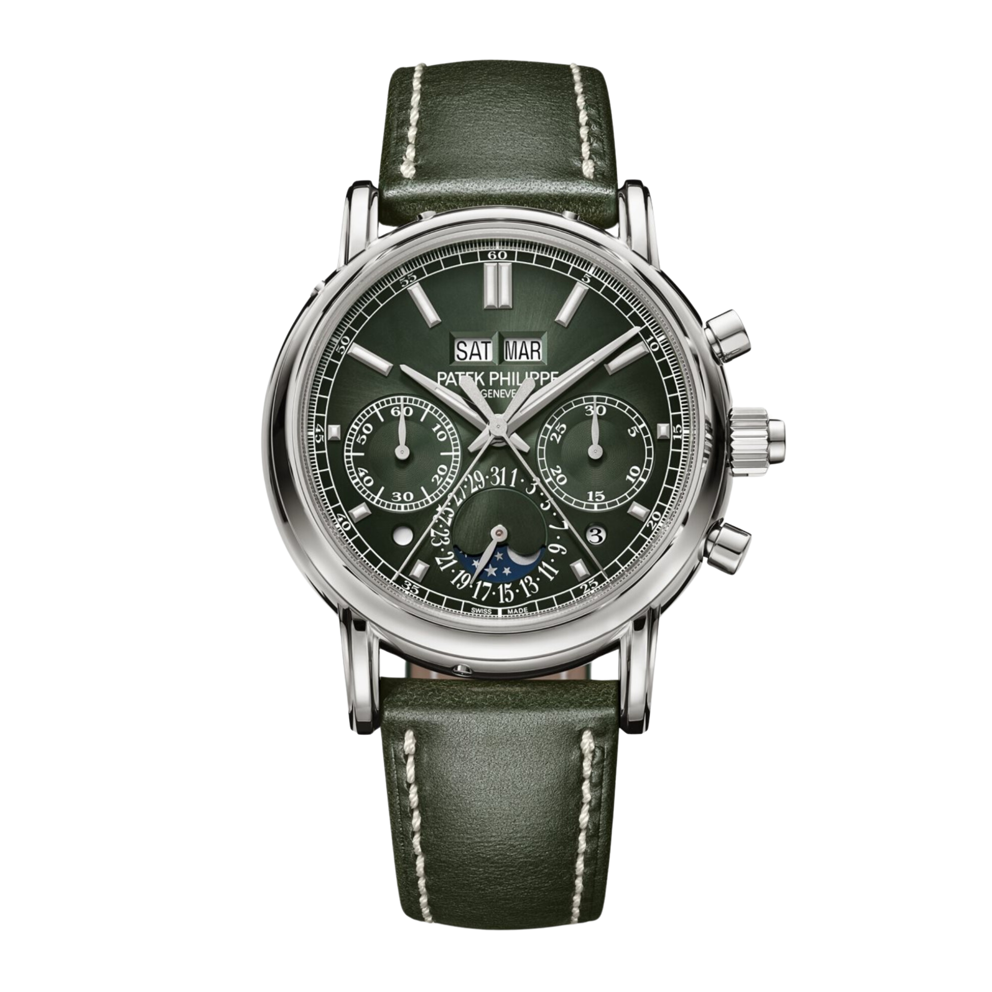 Grand Complications Perpetual Calendar Split-Seconds Chronograph White Gold Green Dial 40mm Product Image