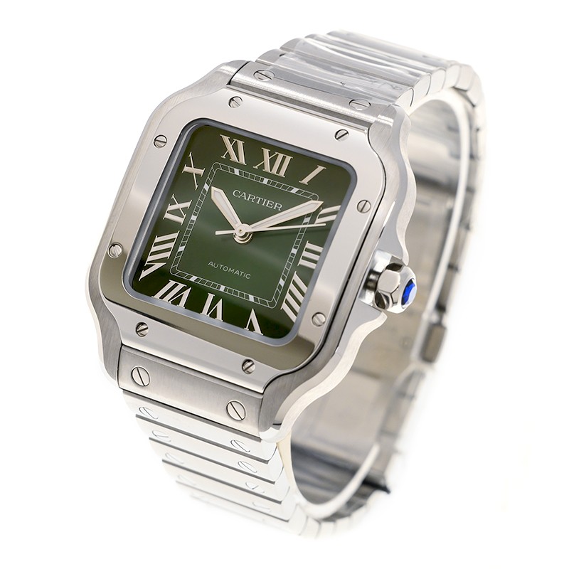 Santos de Cartier Steel Green Dial 35mm Product Image 2