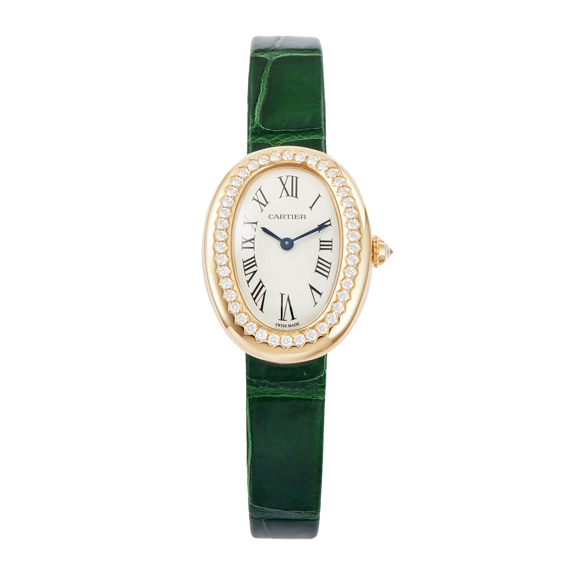 Baignoire Yellow Gold Diamond Silver Dial 23mm Product Image