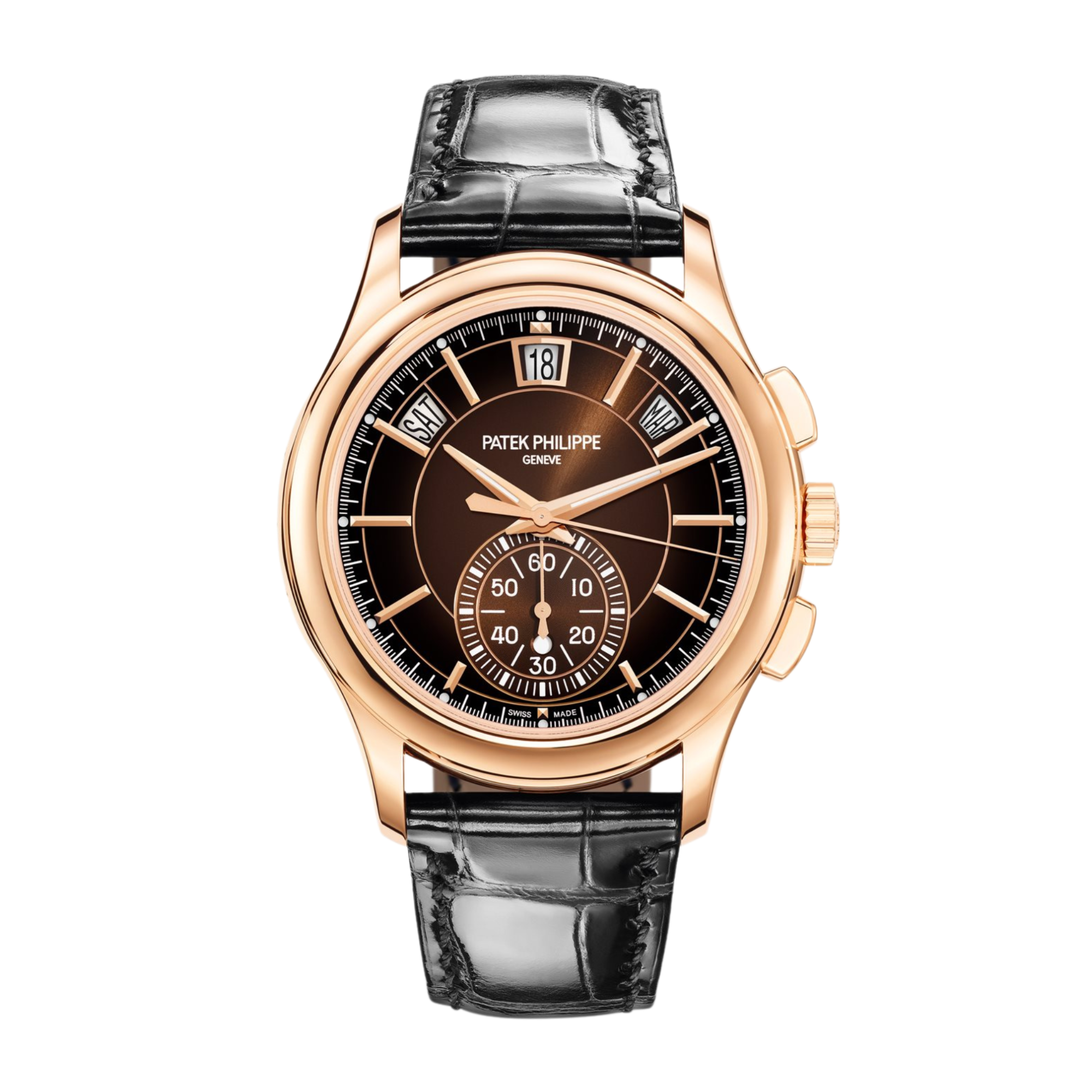 Annual Calendar Chronograph Rose Gold Brown Dial 42mm Product Image