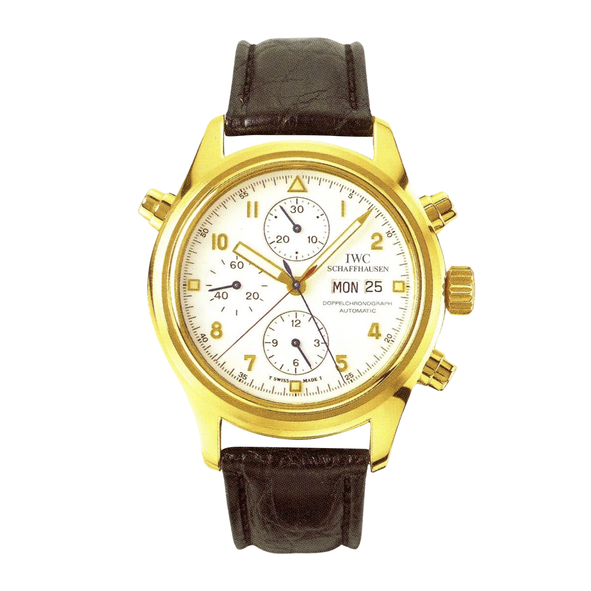 Pilot Doppelchronograph Yellow Gold White Dial 42mm Product Image