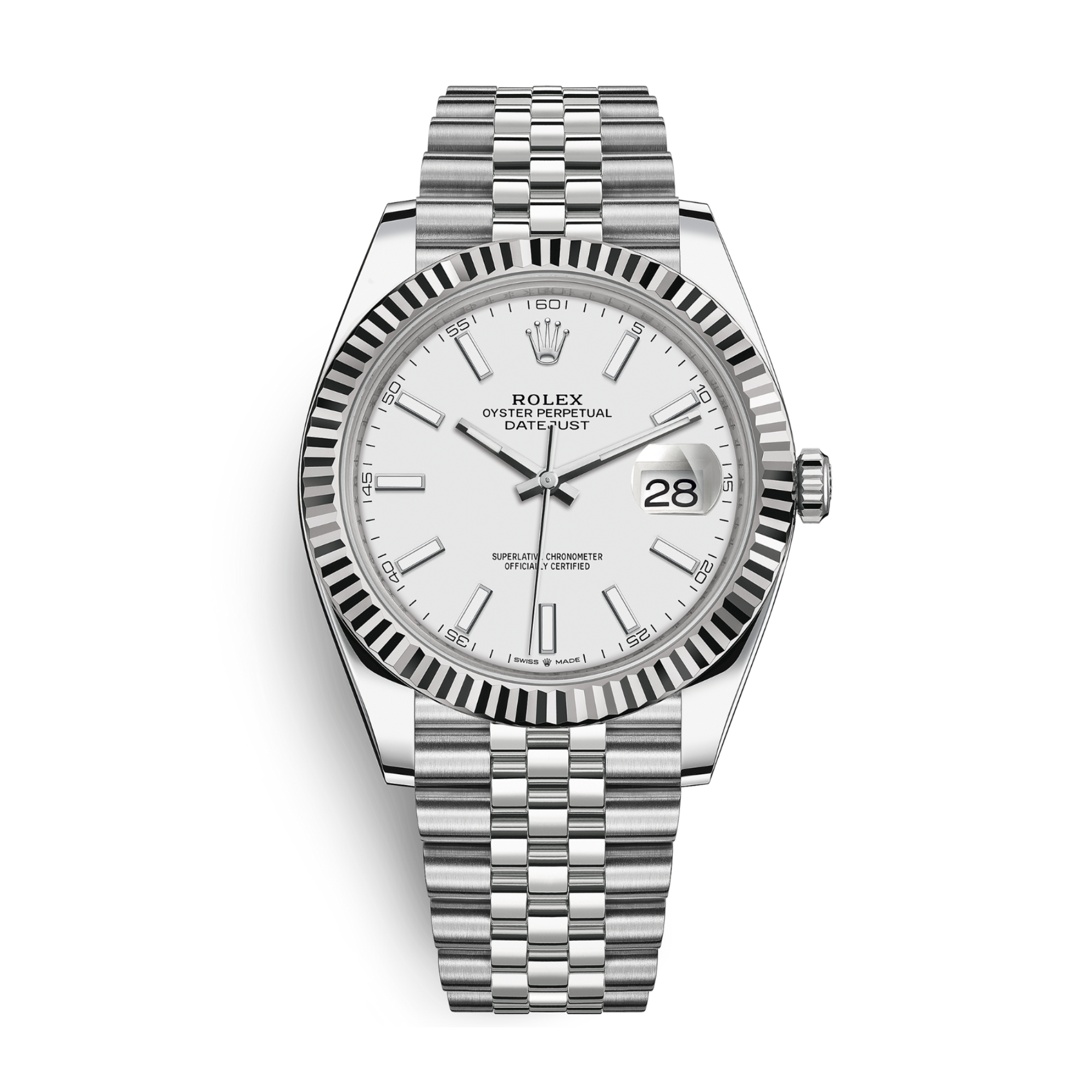 Datejust Steel Jubilee White Dial 41mm Product Image