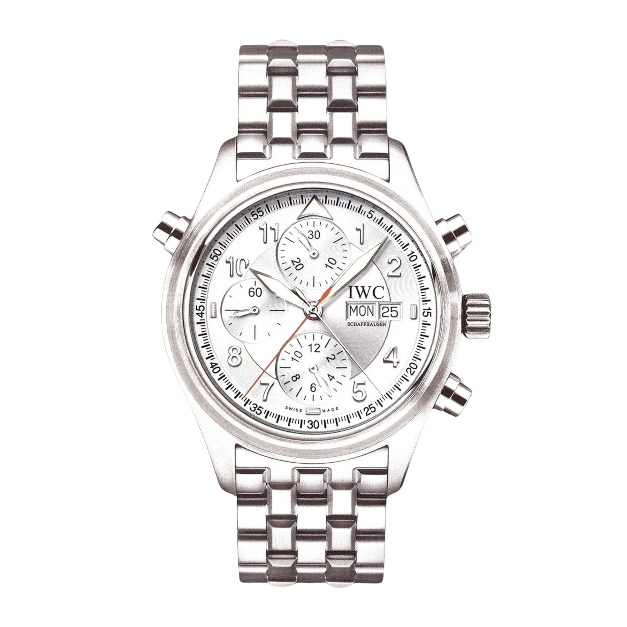 Pilot Double Chronograph Steel Silver Dial 42mm Product Image