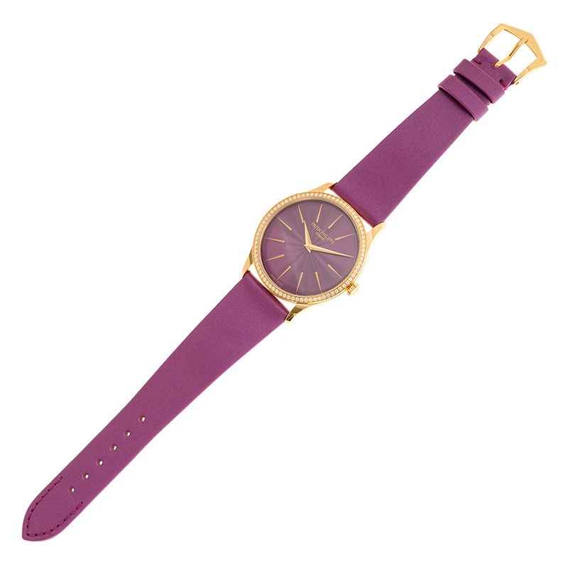 Calatrava Rose Gold Diamond Purple Dial 35mm Product Image 4