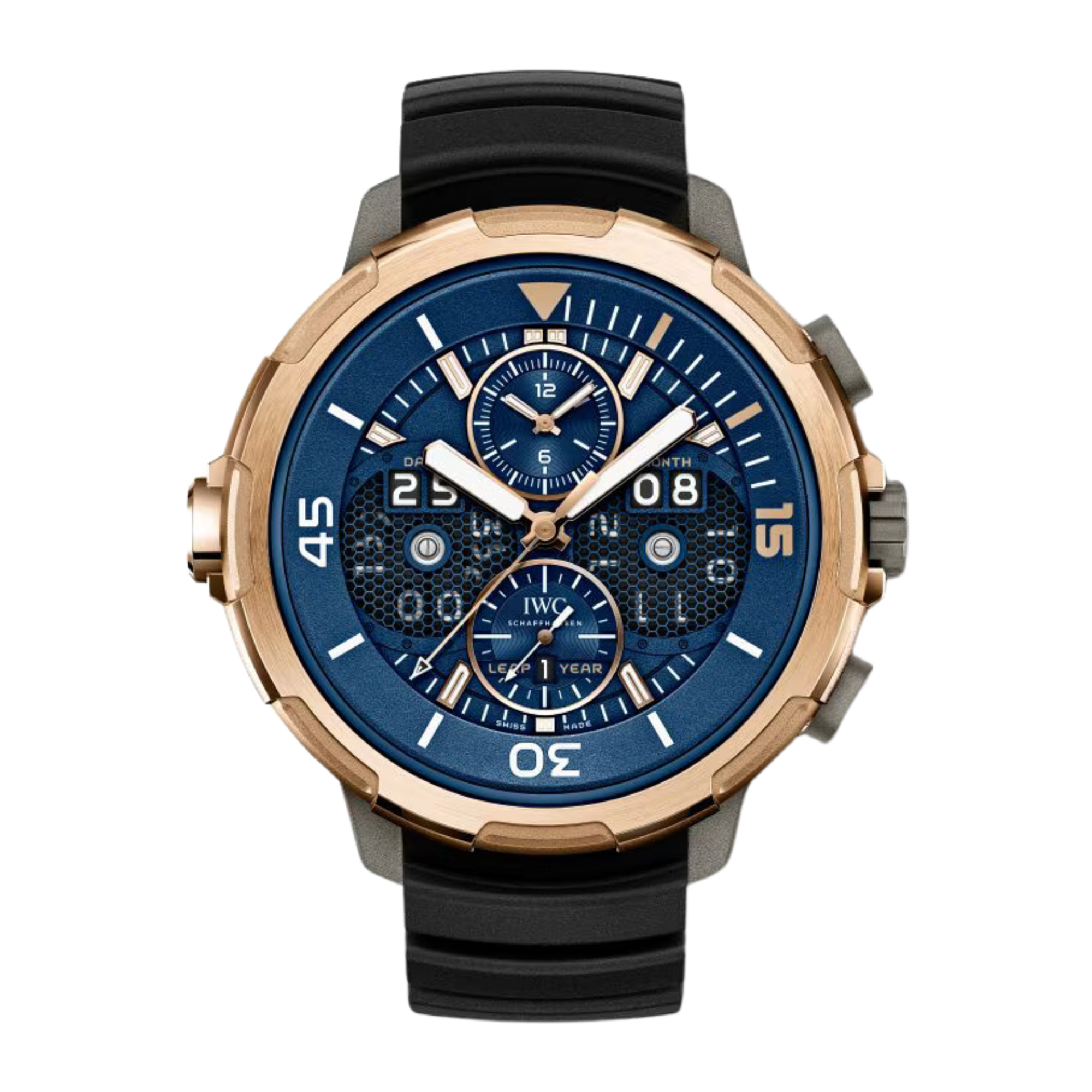 Aquatimer Perpetual Calendar Titanium & Rose Gold Blue Dial 49mm Product Image
