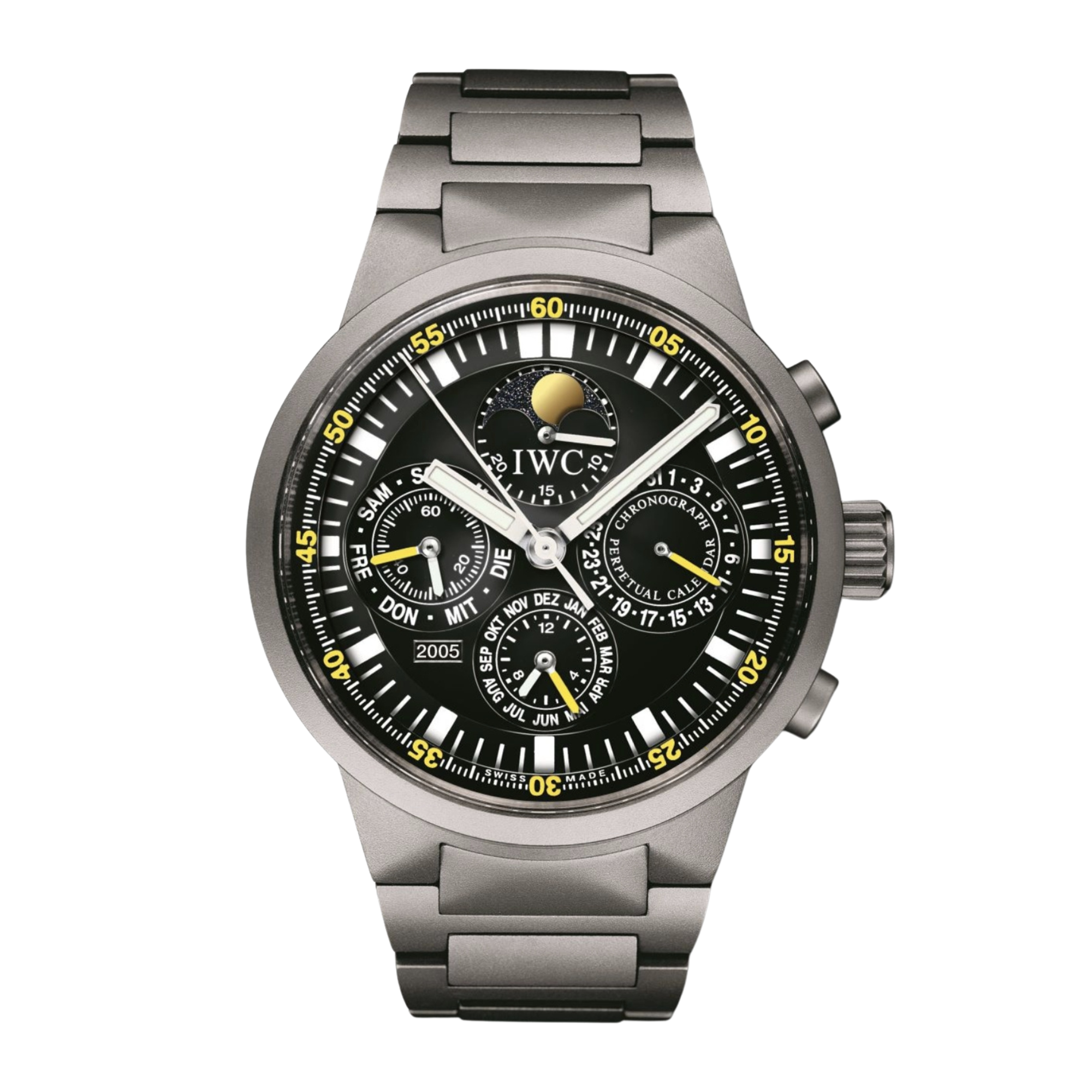 GST Perpetual Calendar Titanium Black Dial 43mm Product Image