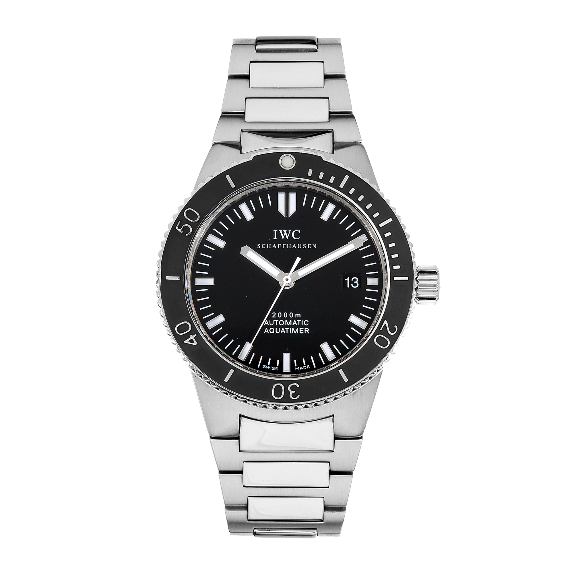 Aquatimer World Timer Steel Black Dial 42mm Product Image