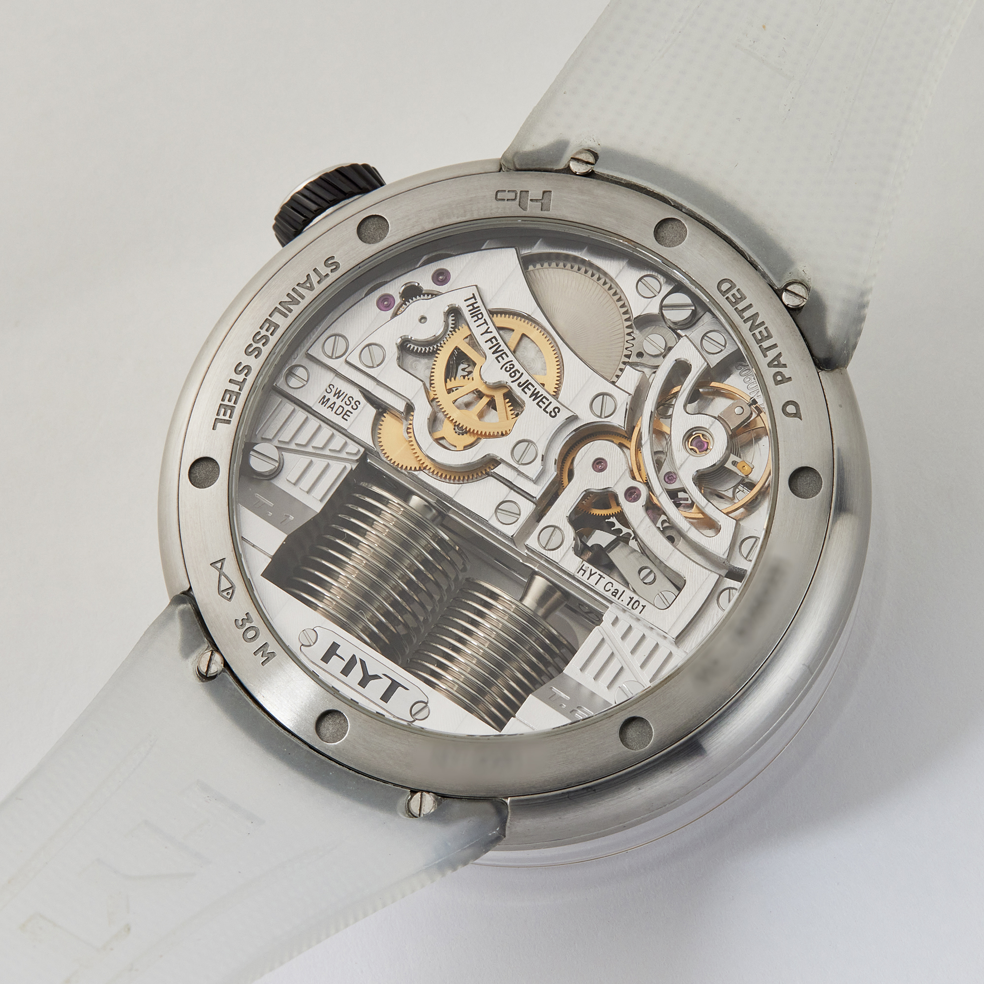 HYT H0 Silver Edition Titanium 48mm Product Image 5