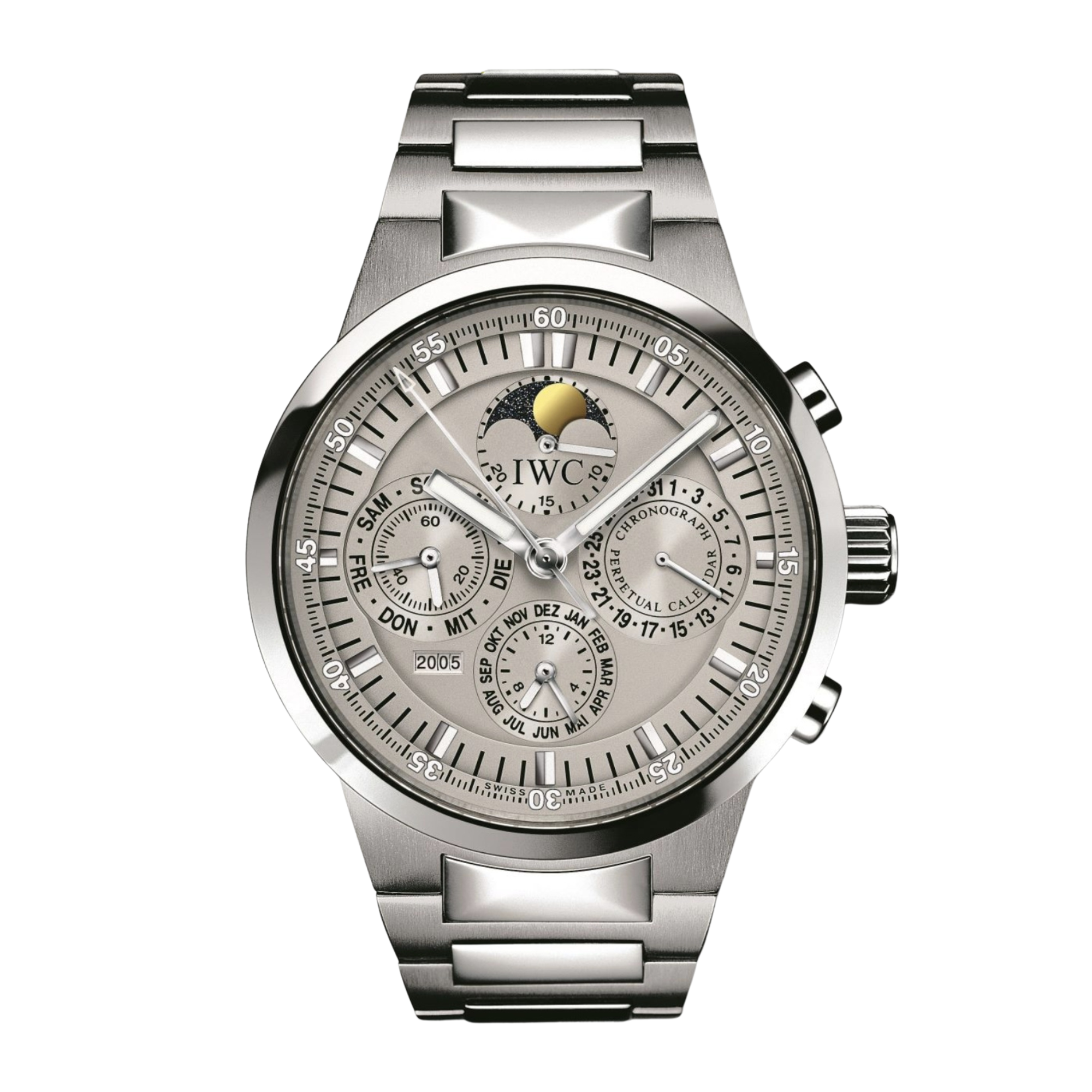GST Perpetual Calendar Italian Steel Grey Dial 43mm Product Image