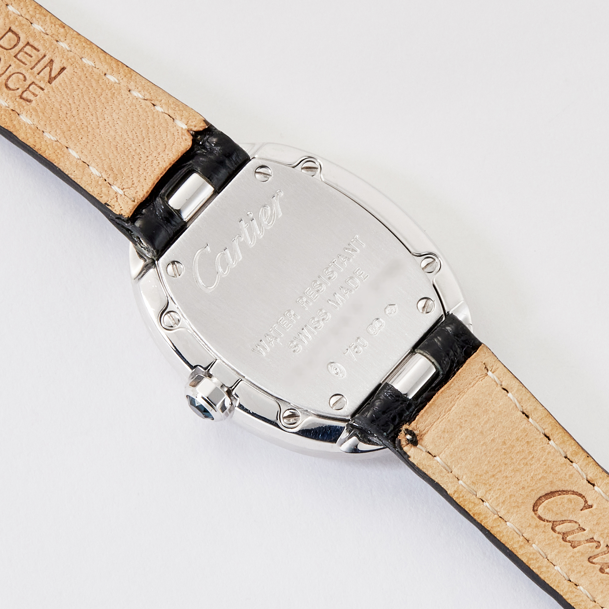 Baignoire White Gold Silver Dial 22mm Product Image 5