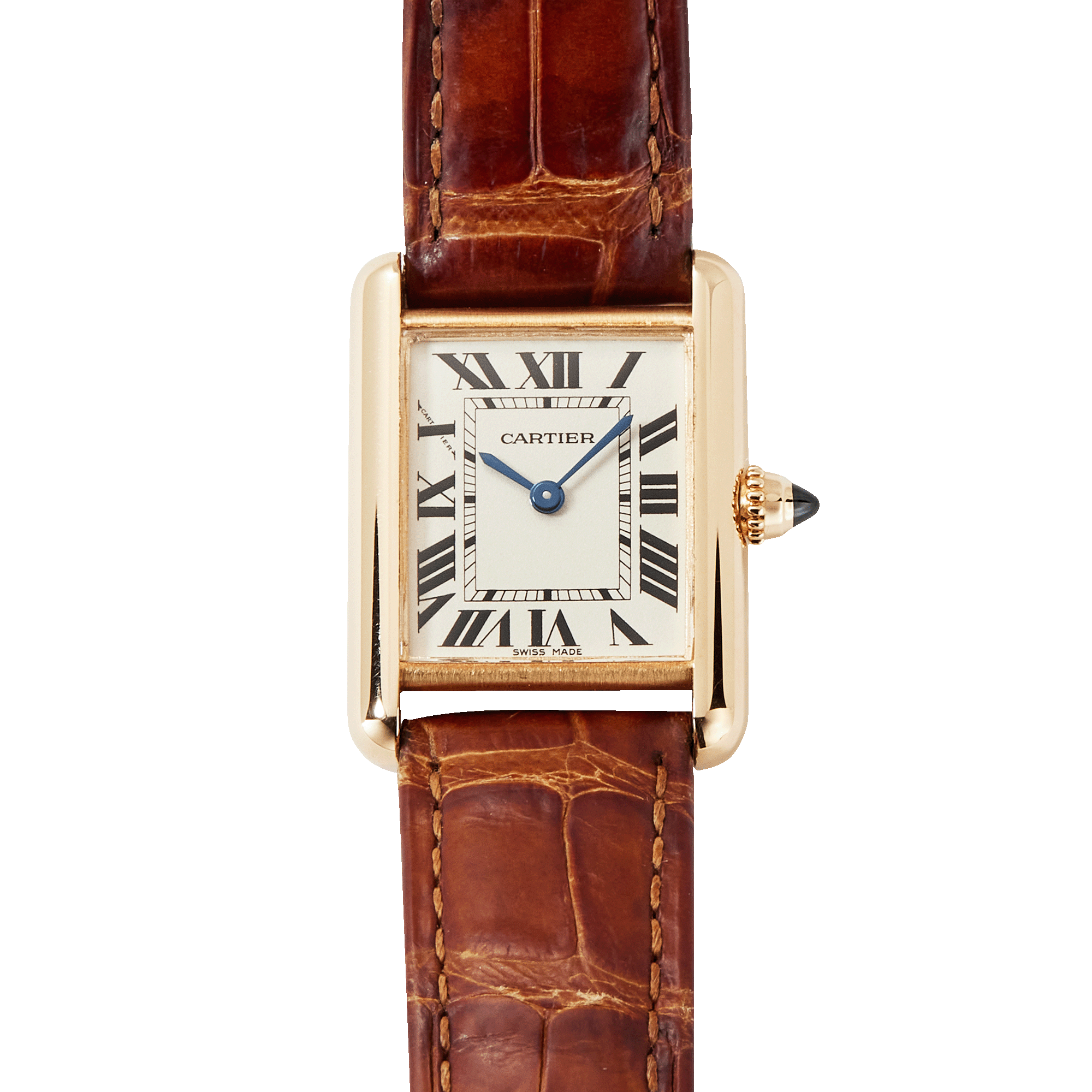 Tank Louis Yellow Gold Silver Dial 22mm Product Image