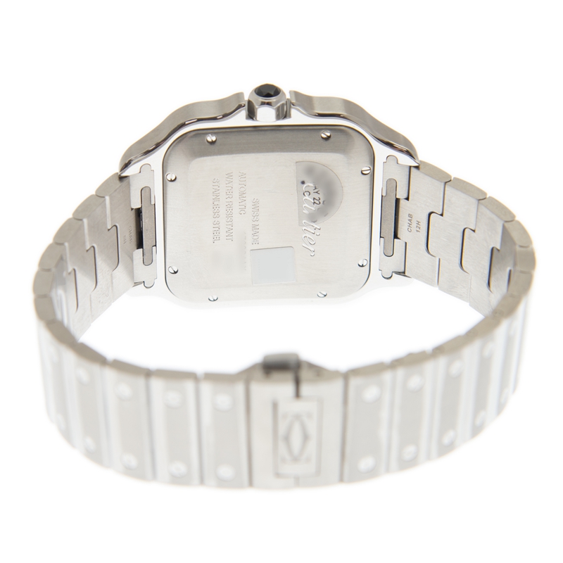 Santos De Cartier Steel Grey Dial 39mm Product Image 4