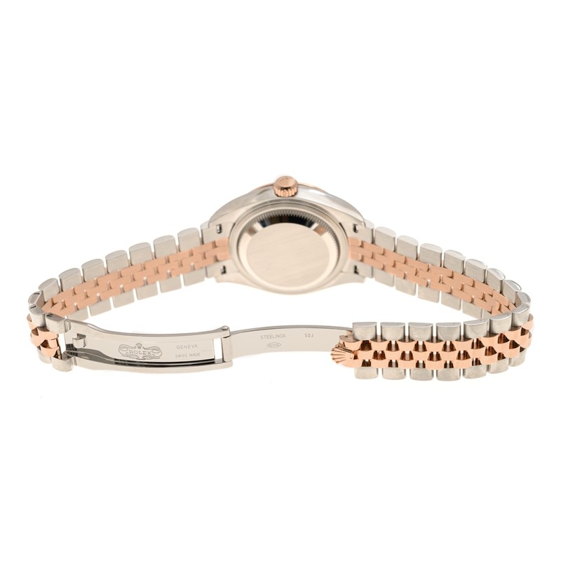 Datejust Rose Gold & Steel Jubilee Purple Dial 28mm Product Image 5