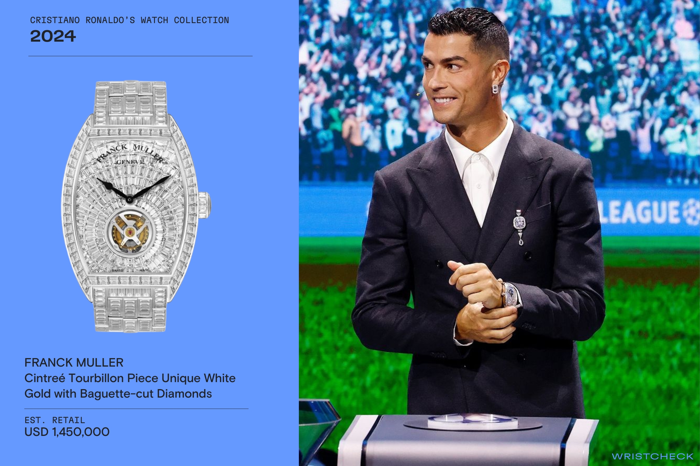 Wrist Watch Franck Muller Geneve Cristiano Ronaldo Franck Muller