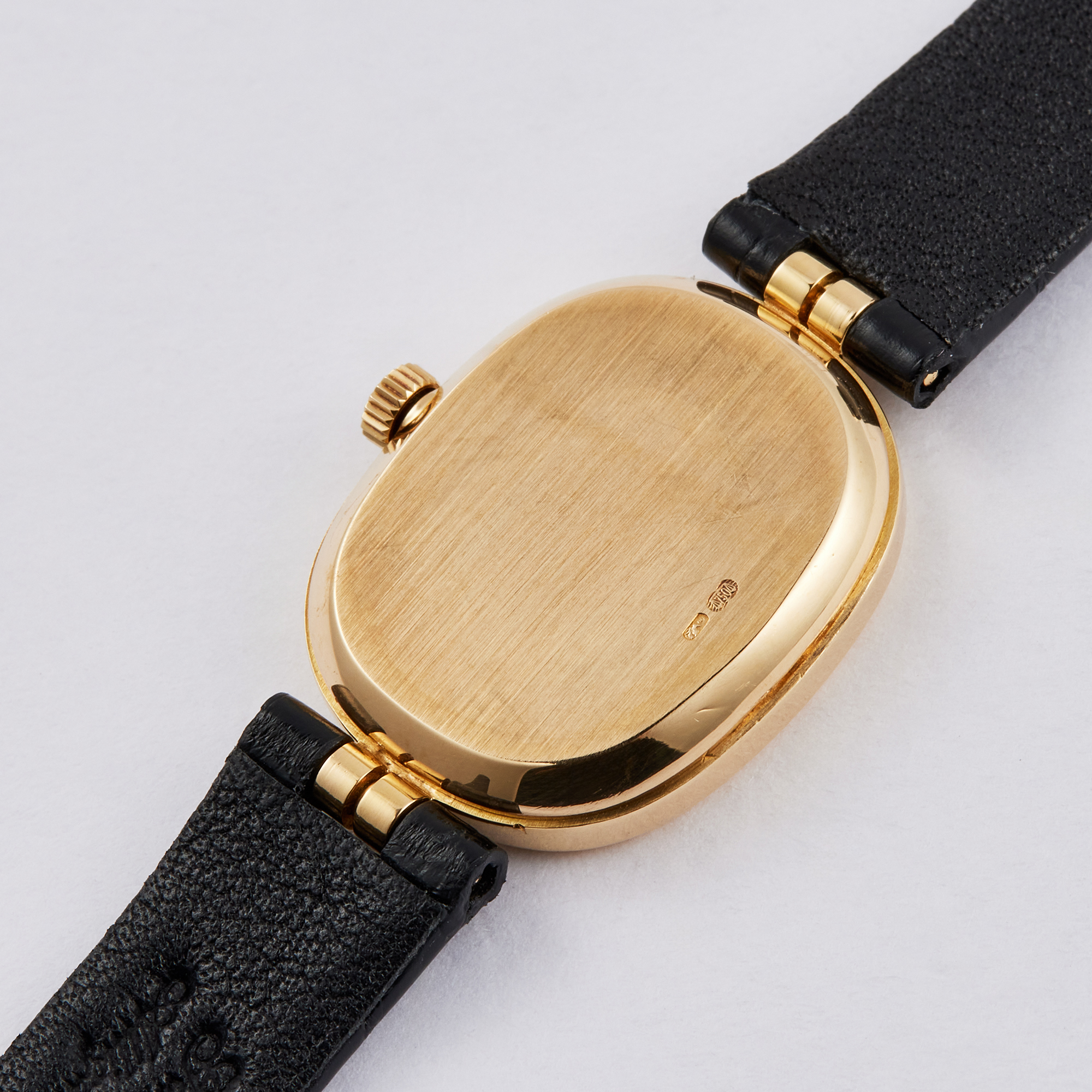 Vintage Ellipse Yellow Gold Blue Dial 19mm Product Image 5