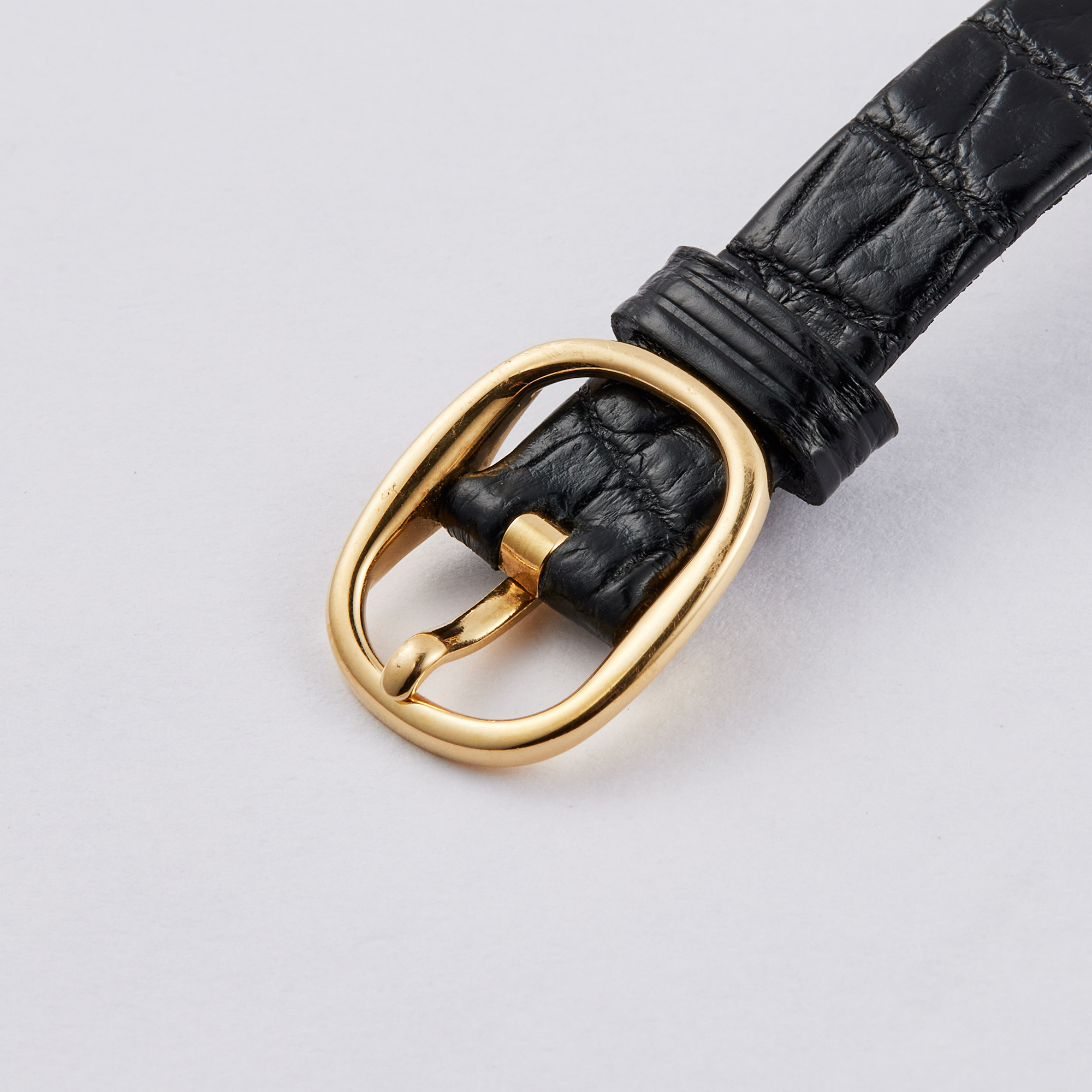 Vintage Ellipse Yellow Gold Blue Dial 19mm Product Image 8